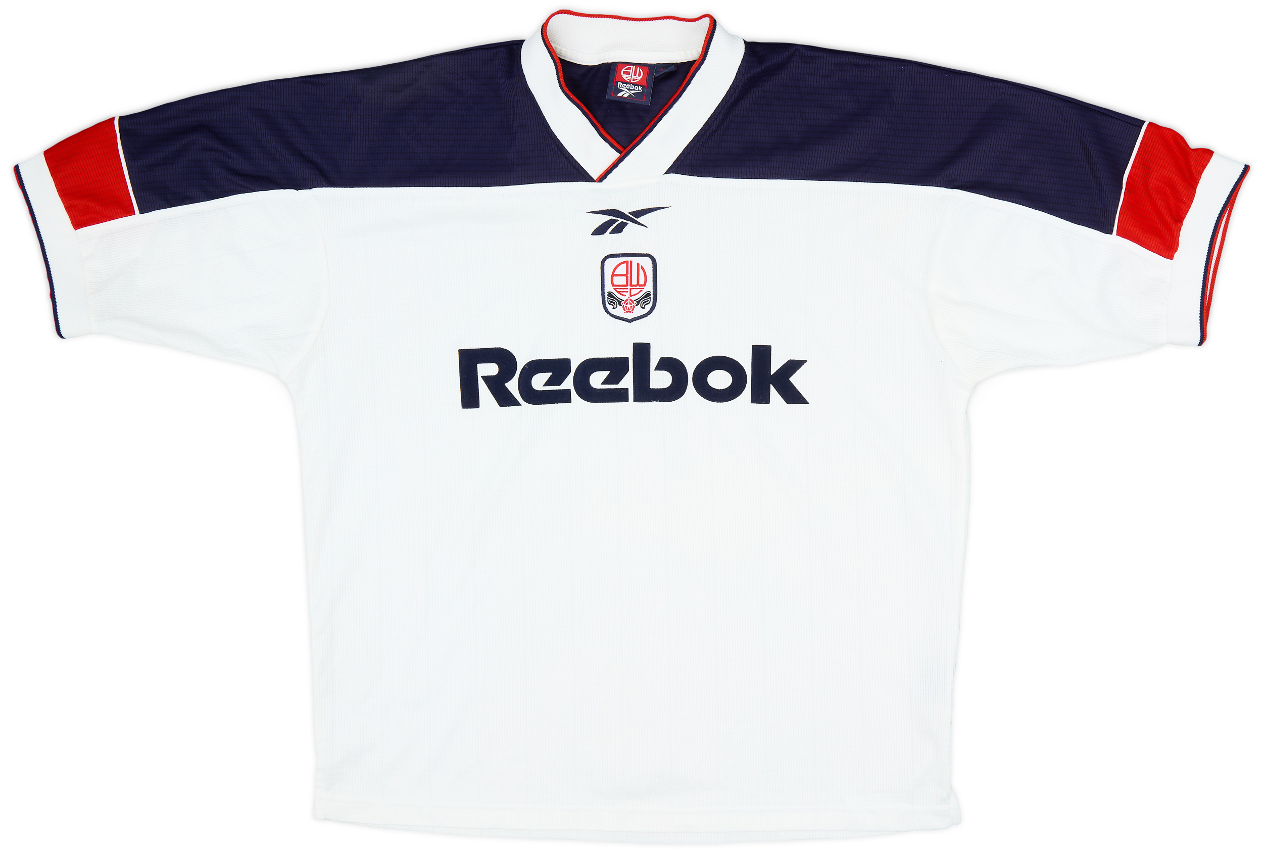 1999-01 Bolton Home Shirt - 8/10 - (L)