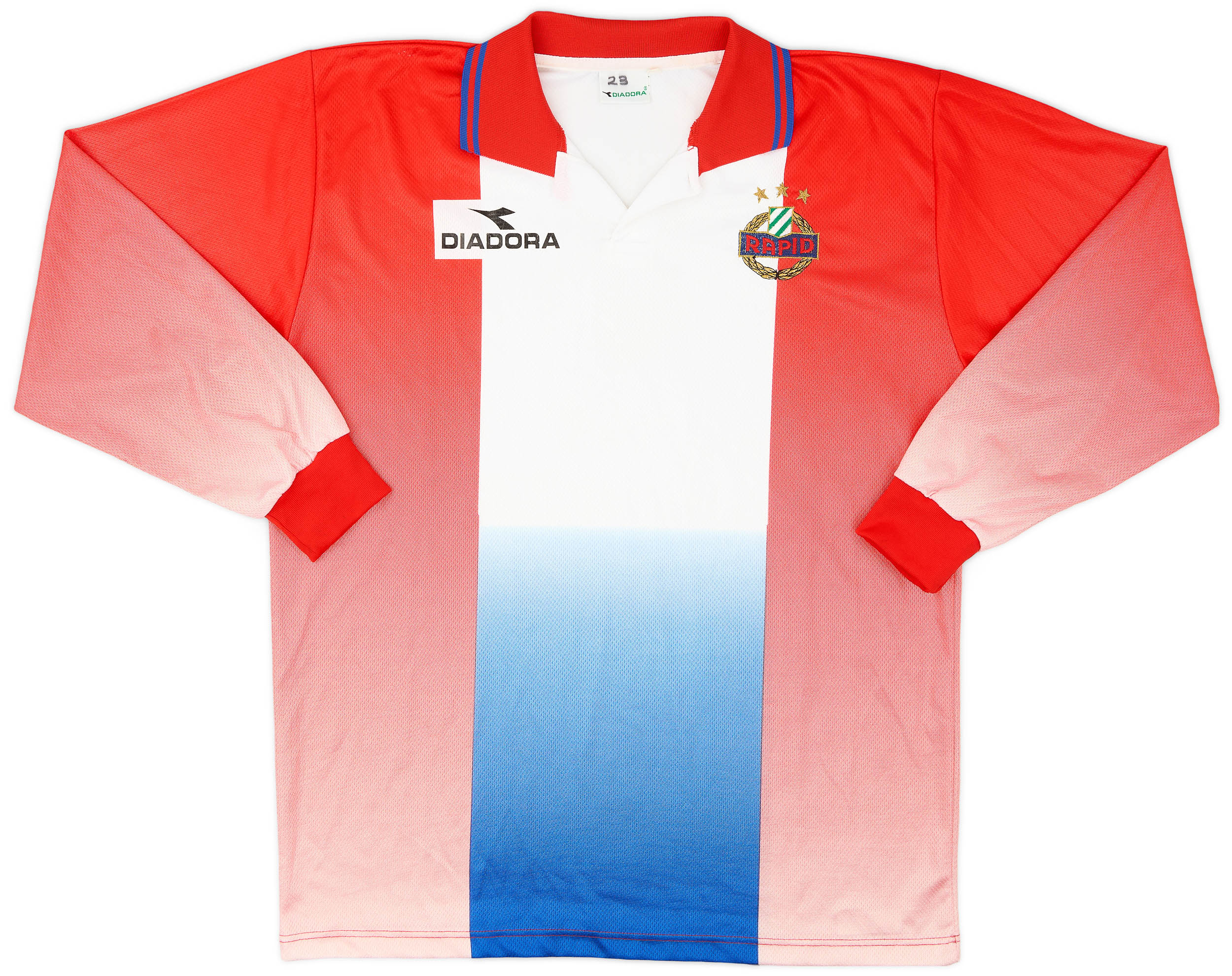 1996-99 Rapid Vienna European Away L/S Shirt - 8/10 - (XL)