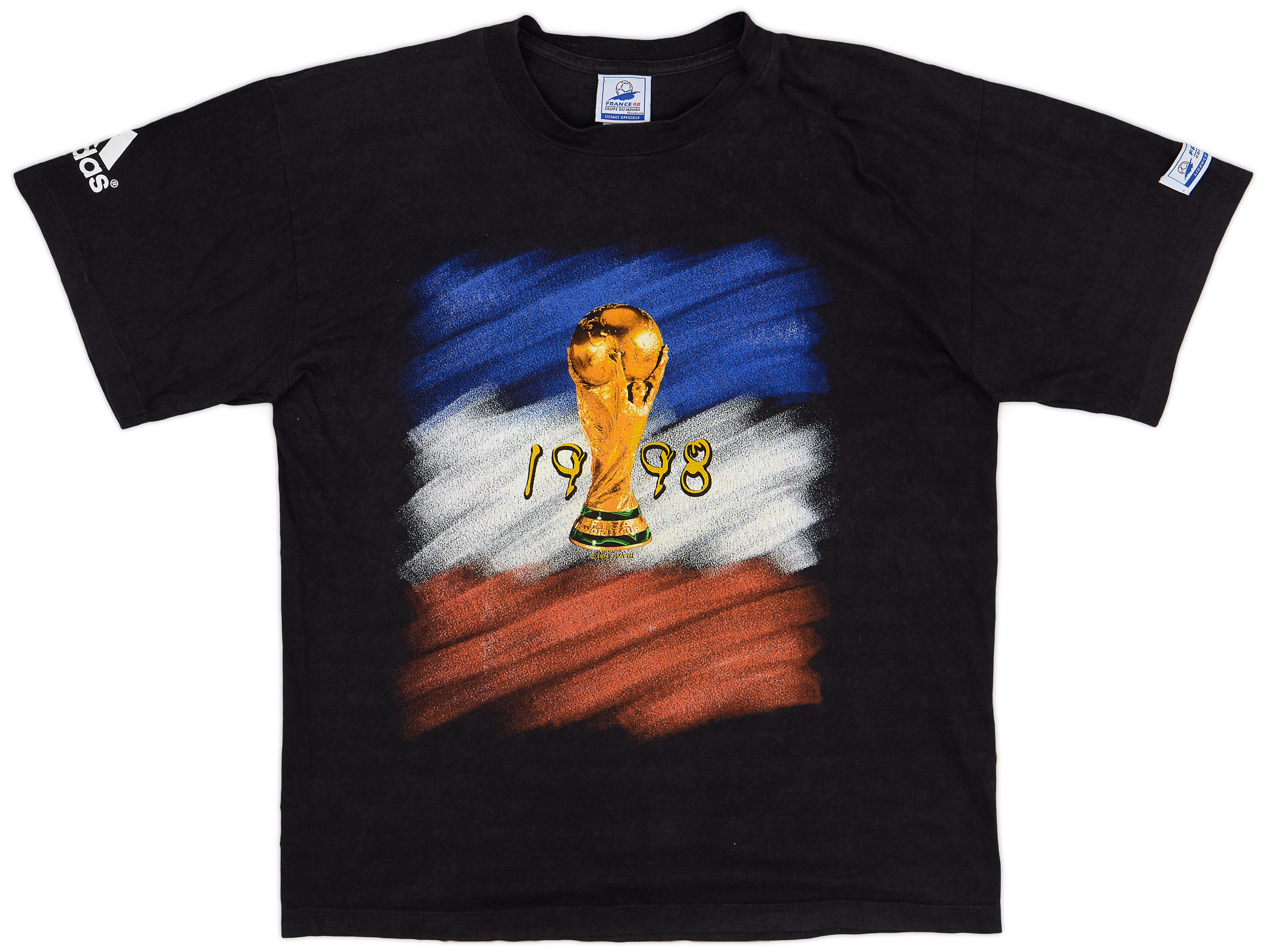 【高知インター店】 1998 France World Cup Graphic Tee - 8/10 - (M) 記念グッズ