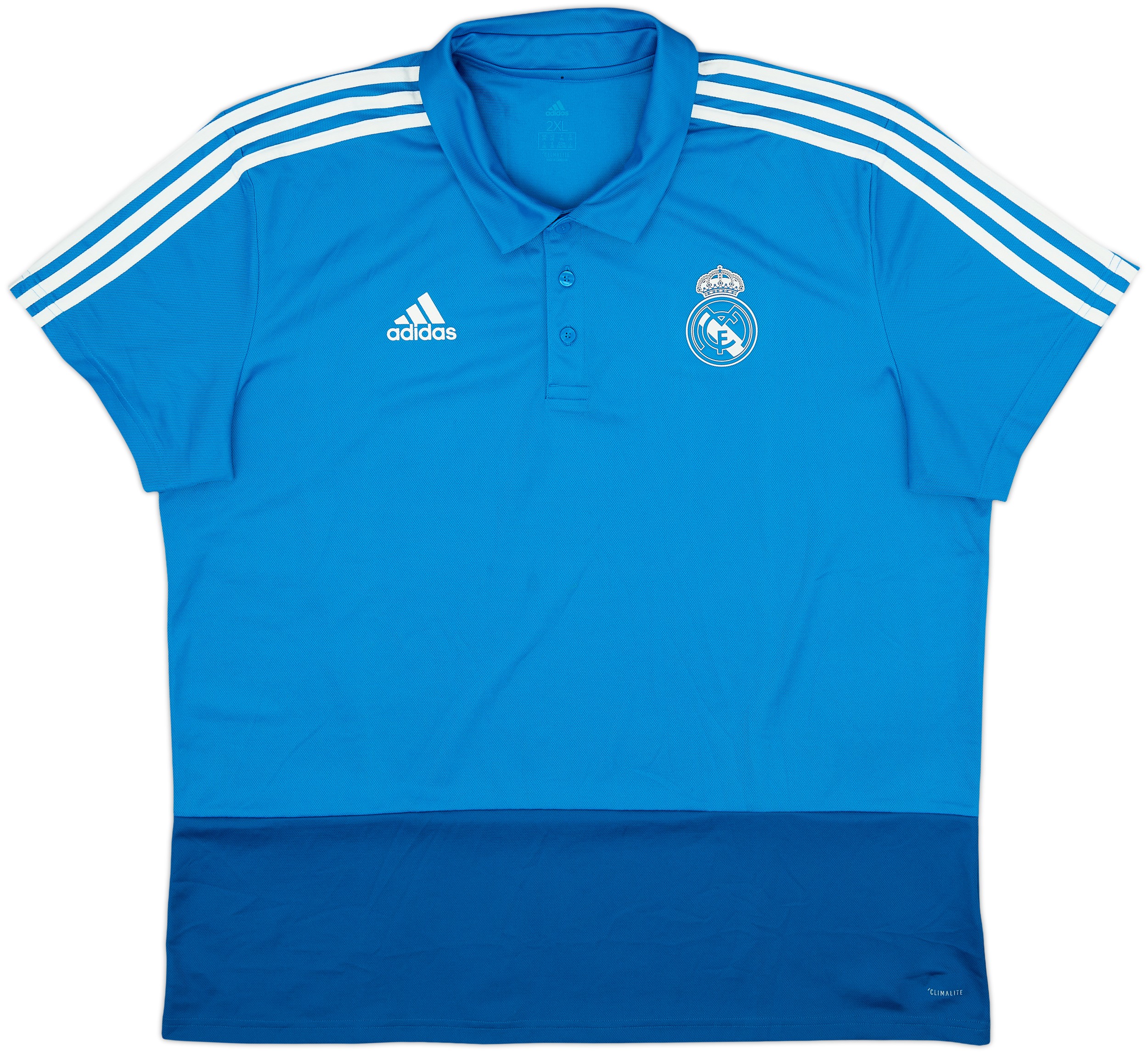 2018-19 Real Madrid adidas Polo Shirt - 8/10 - (XXL)