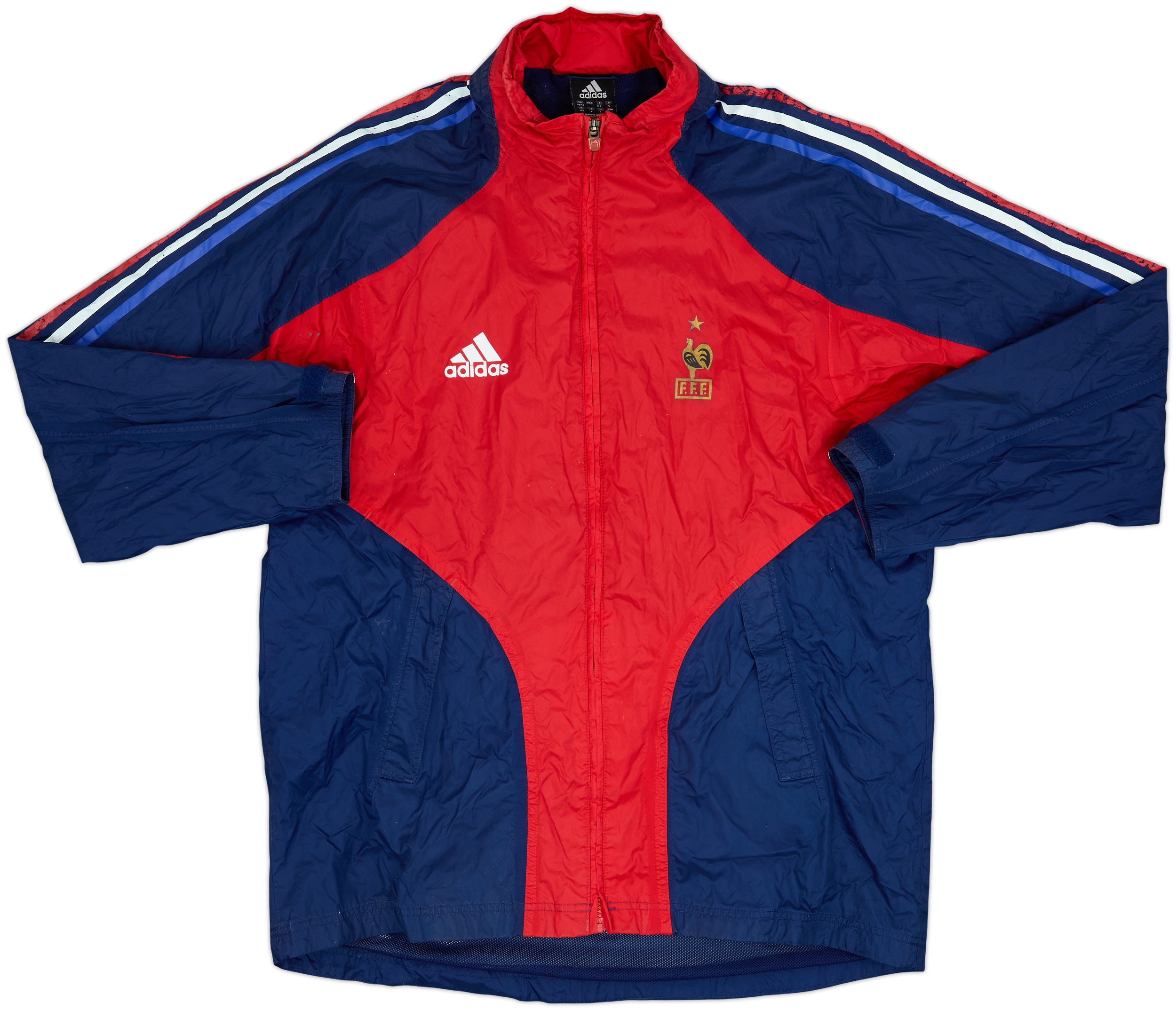 2002-04 France adidas Hooded Rain Jacket - 6/10 - (M)