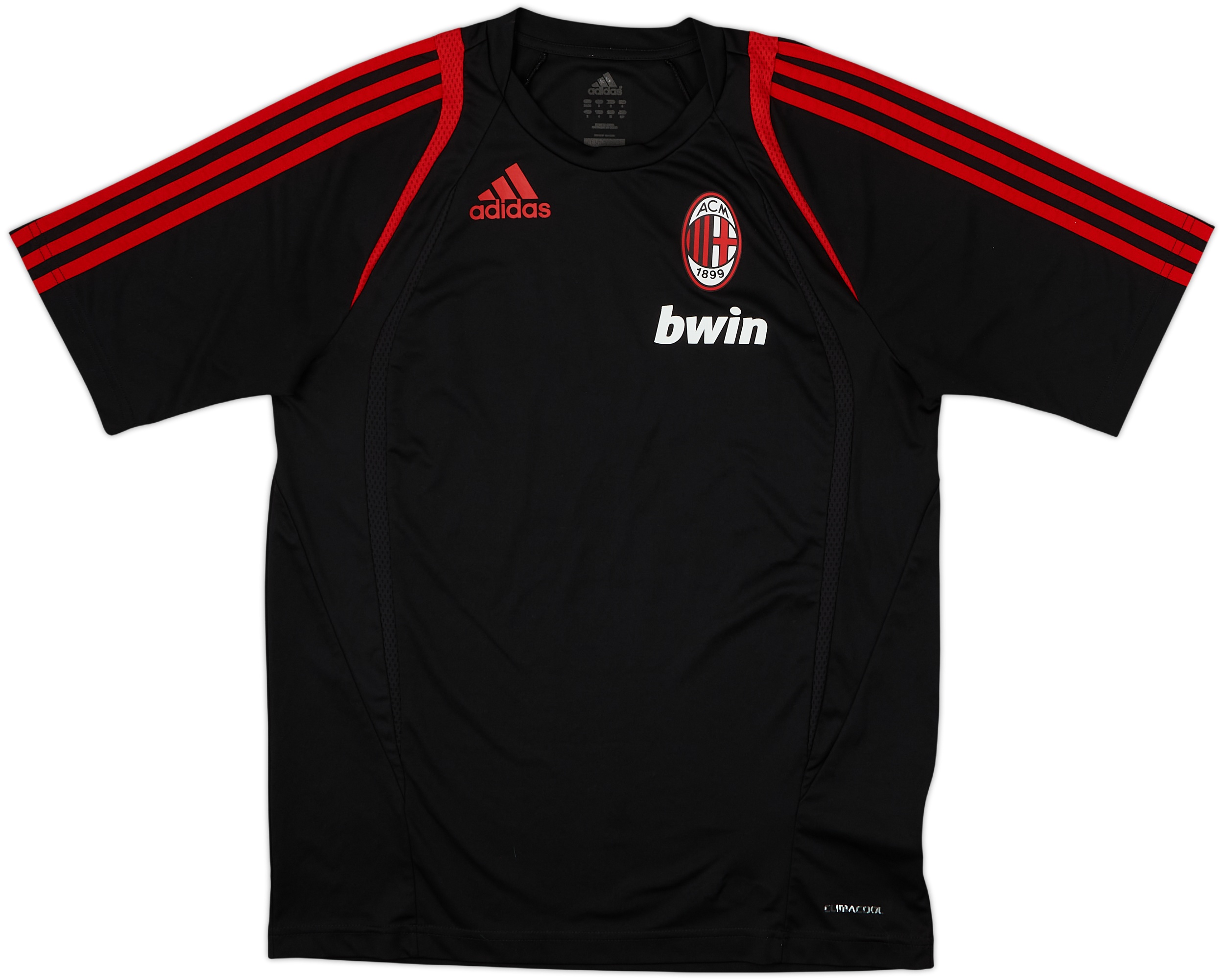 2009-10 AC Milan adidas Training Shirt - 8/10 - (S)
