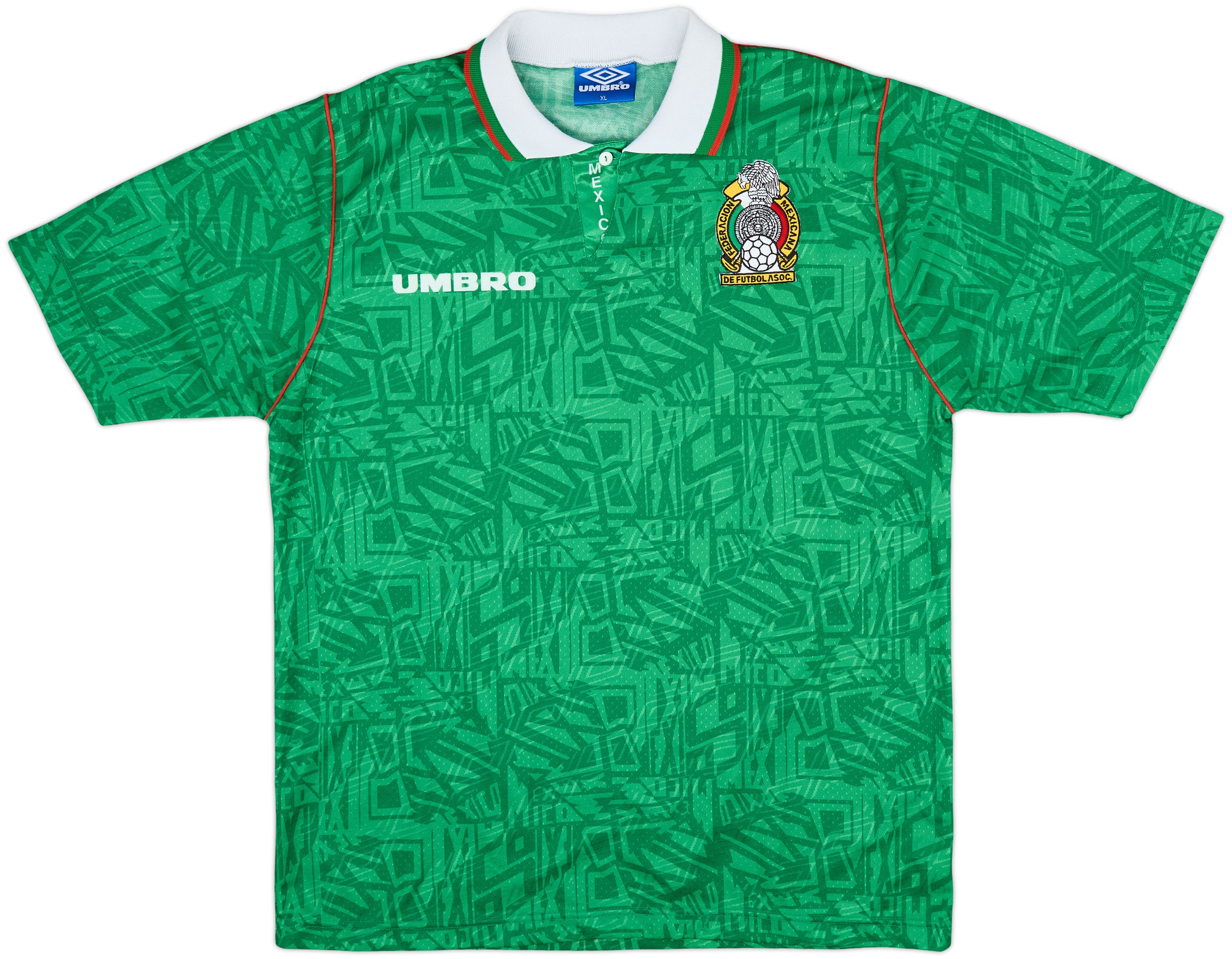 1994-95 Mexico Home Shirt - 9/10 - (XL)