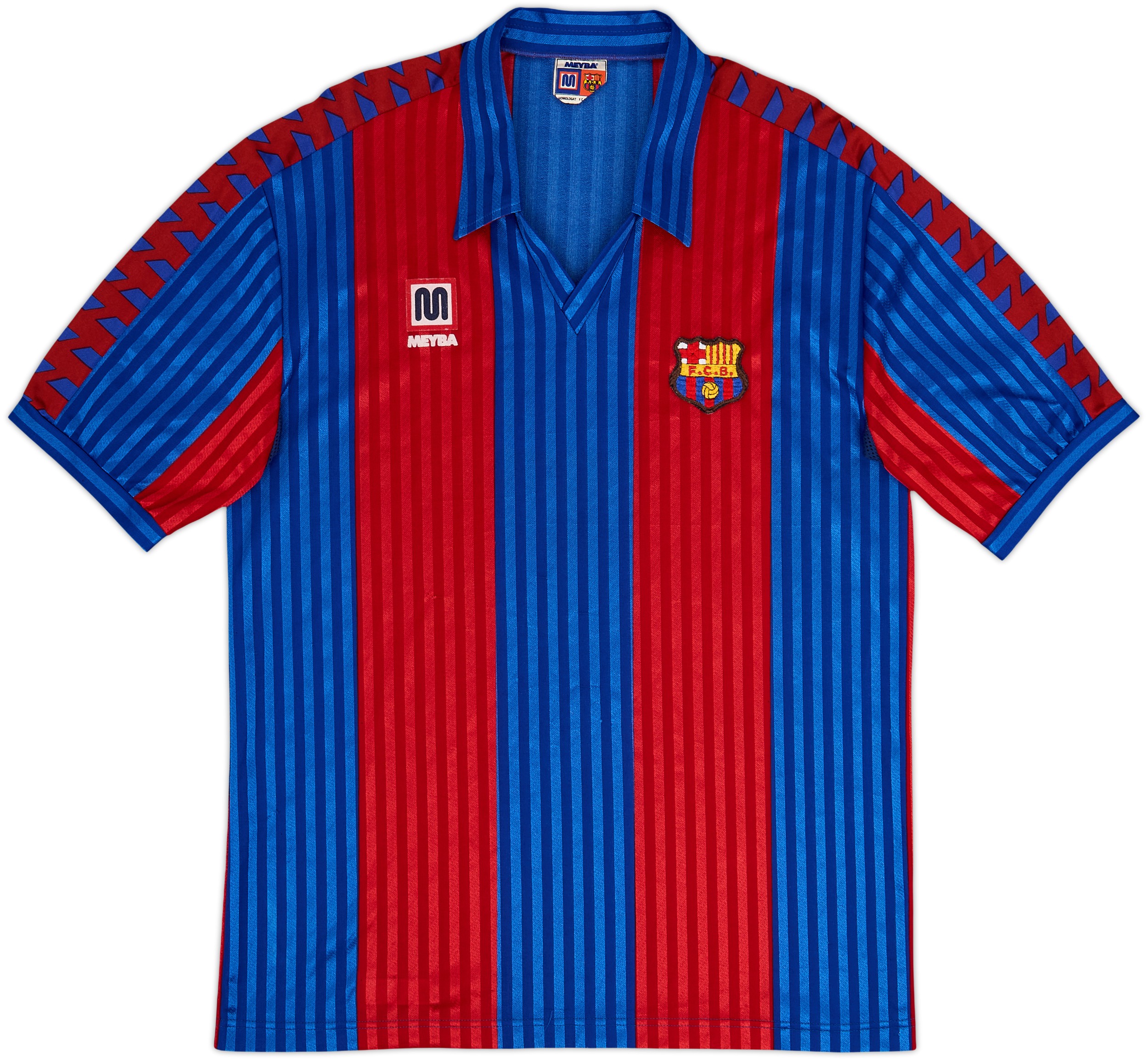 1989-92 Barcelona Home Shirt - 8/10 - (XL)