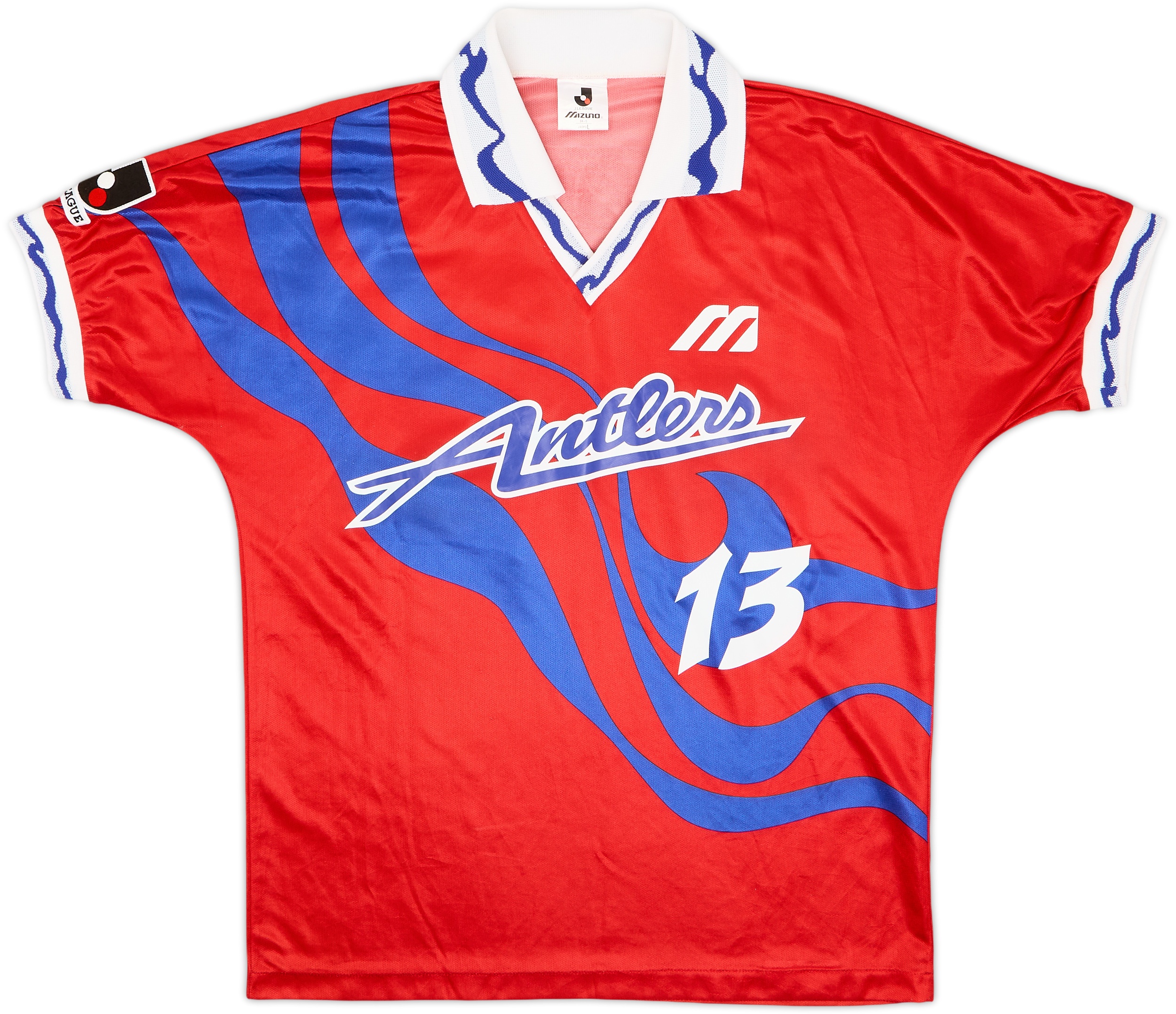 1993-94 Kashima Antlers Home Shirt #13 - 8/10 - (M)
