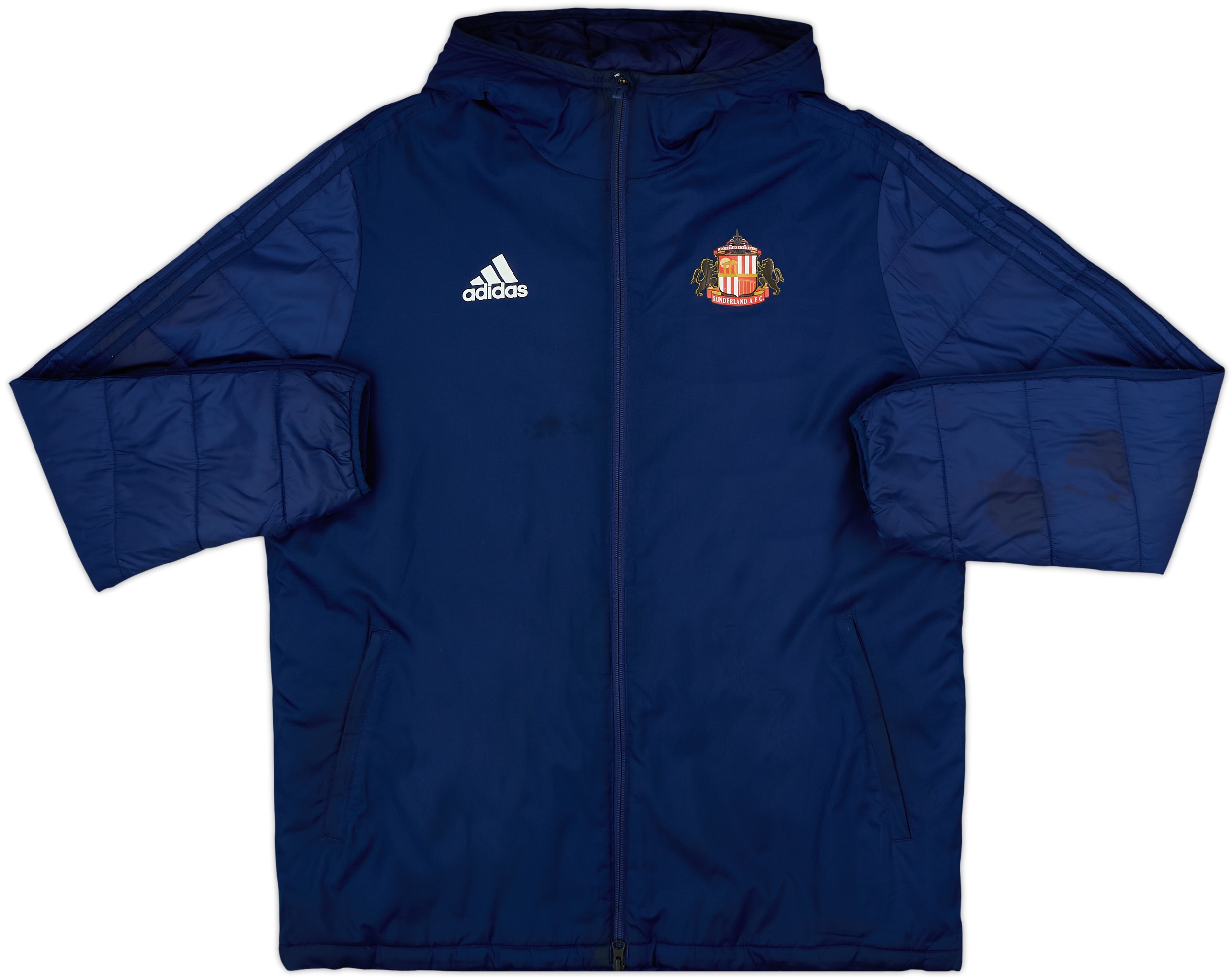 AntonFerdinand2008年Sunderlandトラックスーツ 2017-18 Sunderland adidas Padded Bench Coat - 6/10 - (L)