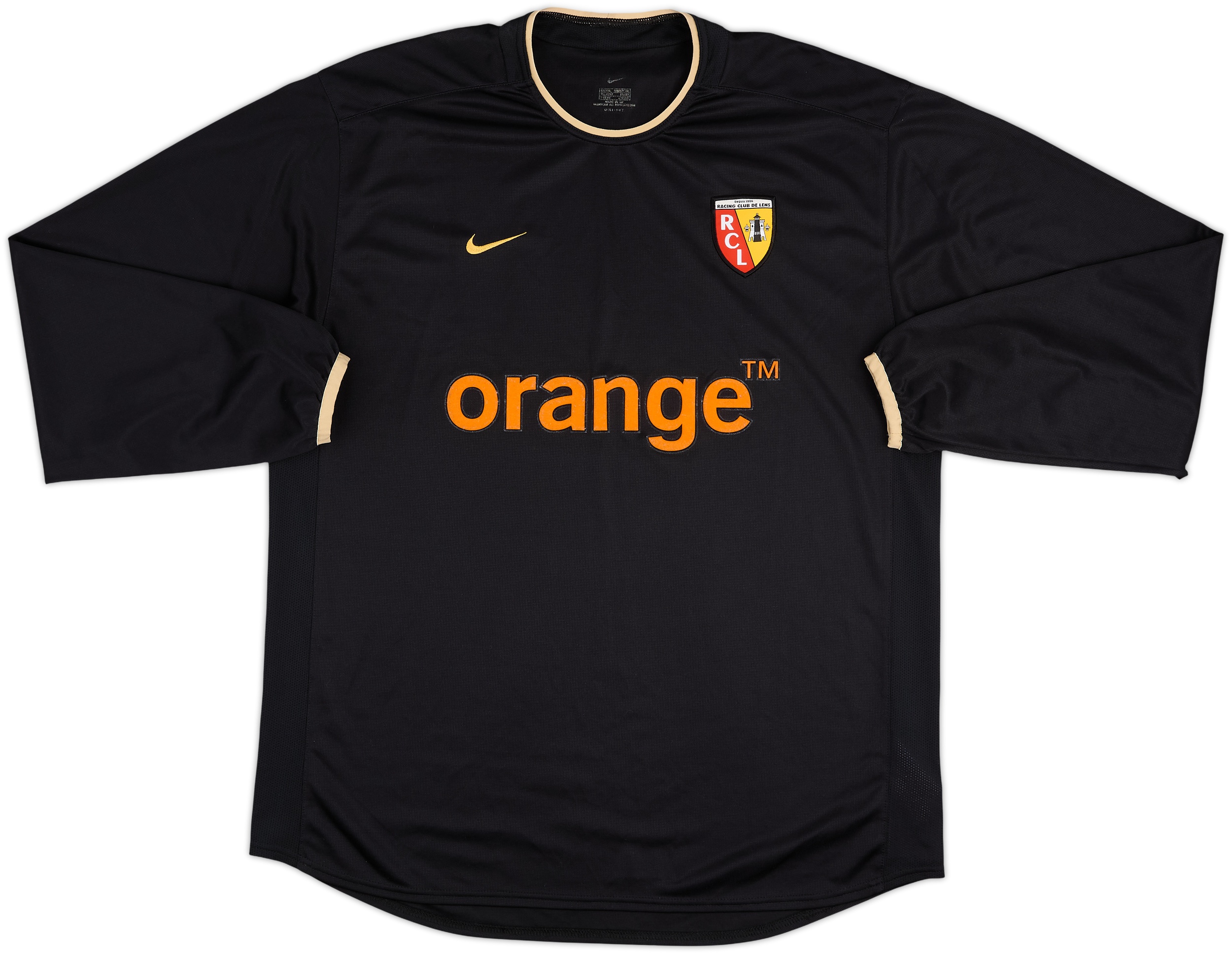 Nike 2002-03 RC LENS ランス 2002-03 Lens Player Issue Away L/S Shirt - 8/10 - (XL)