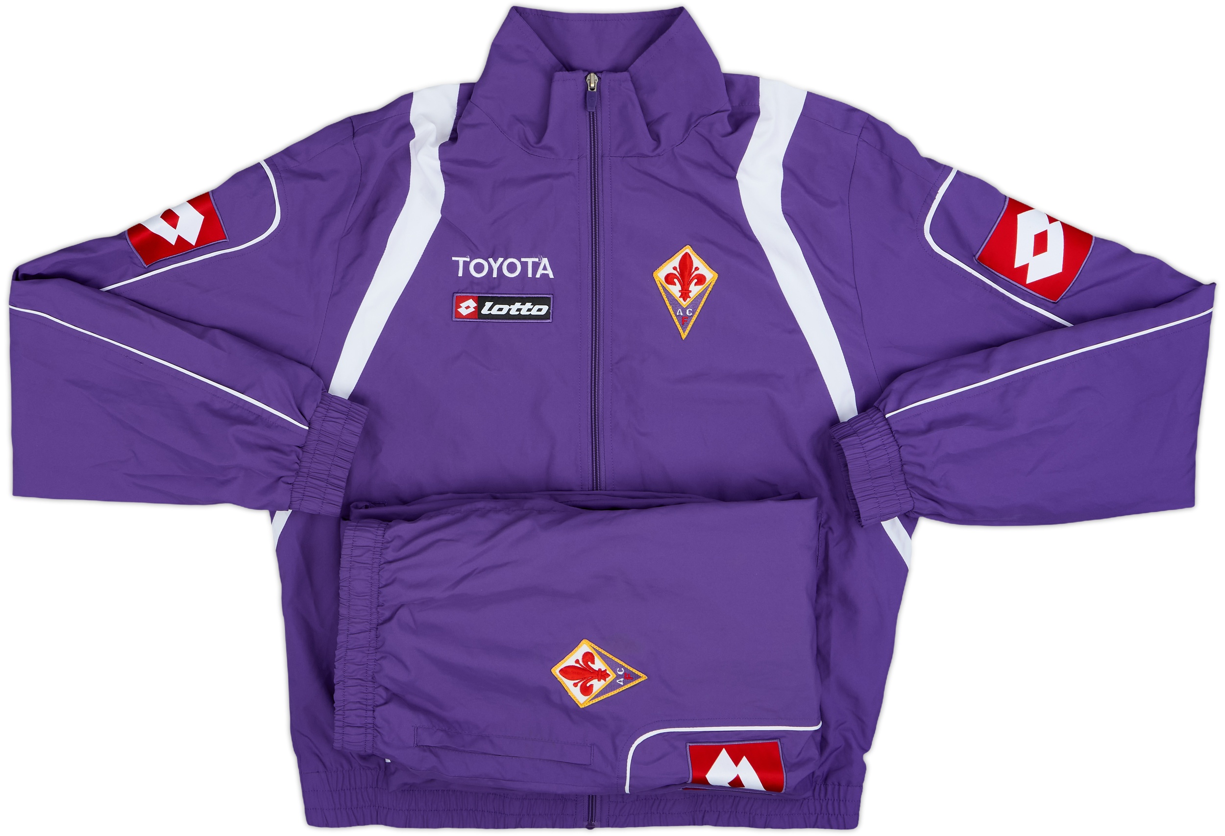 ACフィオレンティーナ サッカージャージ 8番　lotto 2006-07 Fiorentina Lotto Tracksuit - 9/10 - (L)