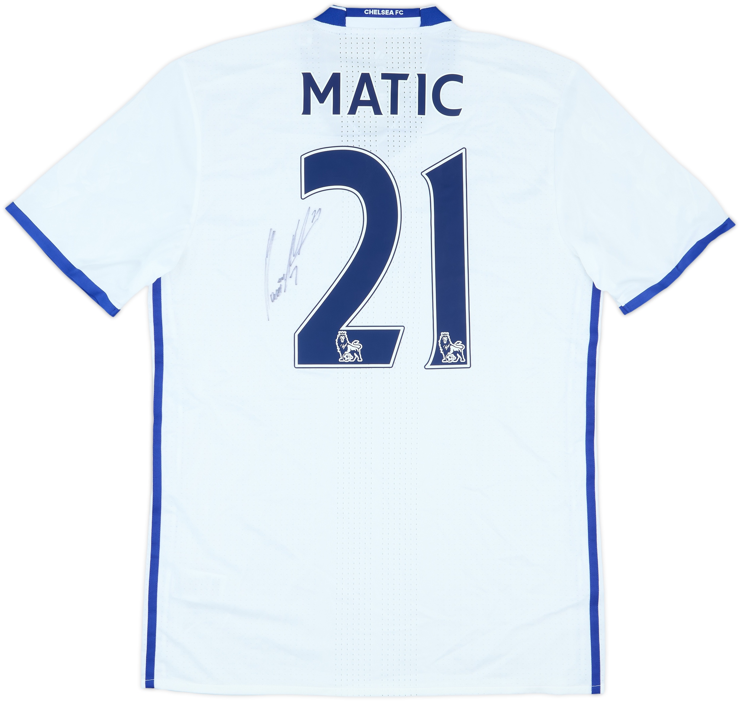 2016-17 Chelsea Player Issue Signed Third Shirt Matic #21 (L/XL)