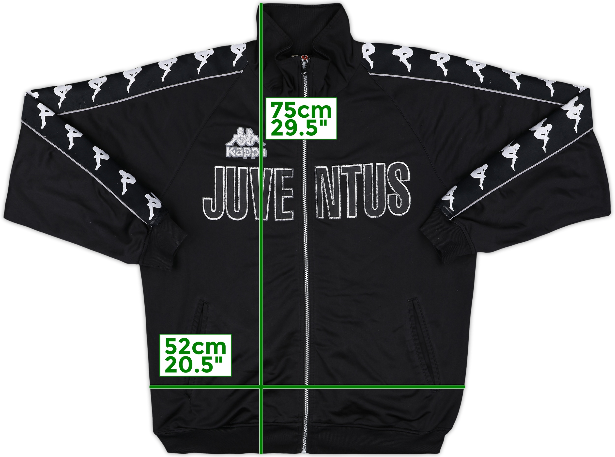 96～97”Kappa JUVENTUSビンテージ ジャージセット 黒XO 96～97”Kappa JUVENTUSビンテージ ジャージセット 黒XO Vintage