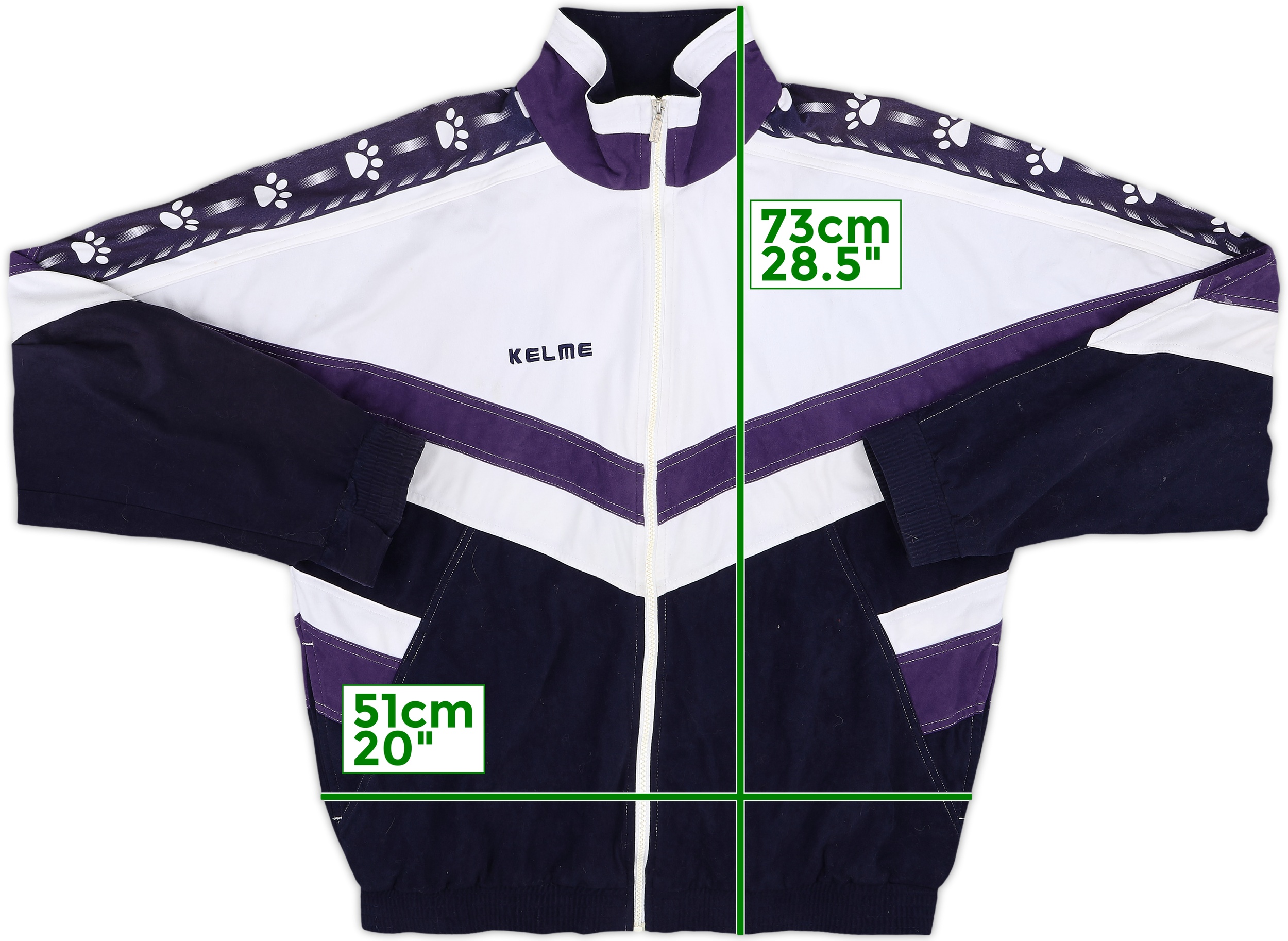1997-98 Real Madrid Kelme Track Jacket - 8/10 - (L)