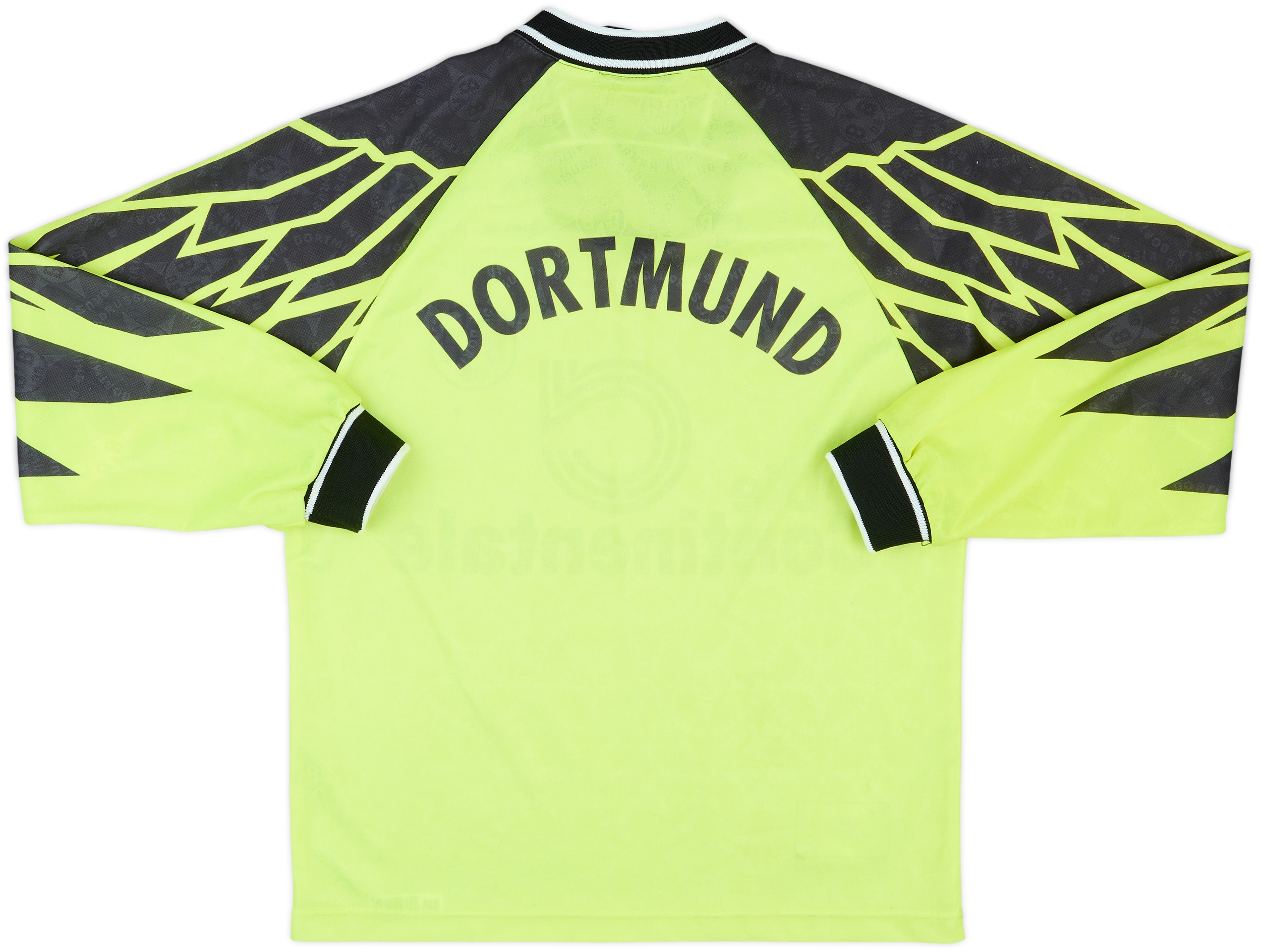 ドルトムント 94/95 ホーム ユニフォーム Dortmund Home 1994-95 Borussia Dortmund Home L/S Shirt - 9/10 - (S)