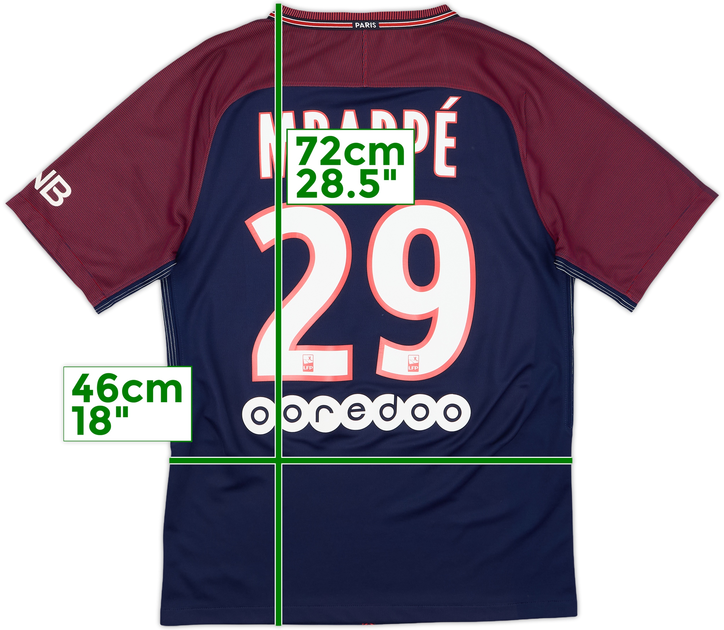 #29 エンバペ　ムバッペ　エムバペ　17-18 PSG 3rd　ユニフォーム NIKE パリサンジェルマン 17/18 ユニフォーム ホーム 半袖