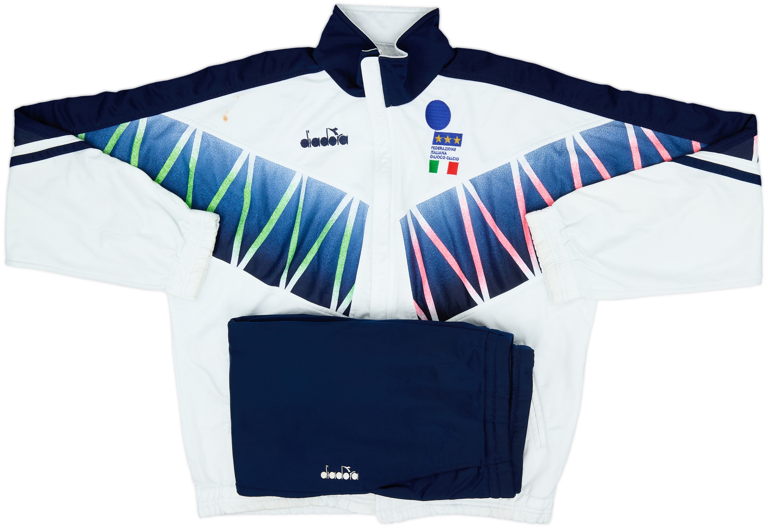 1994年 イタリア代表 ユニフォーム diadora イタリア製 diadora サッカーユニフォーム イタリア代表 1994年アメリカ