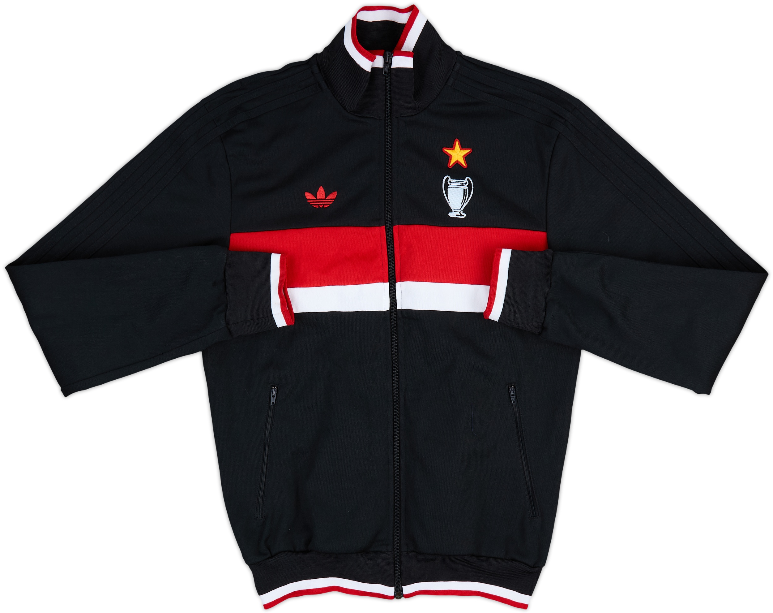 2006-07 AC Milan adidas Originals Retro Track Jacket - 8/10