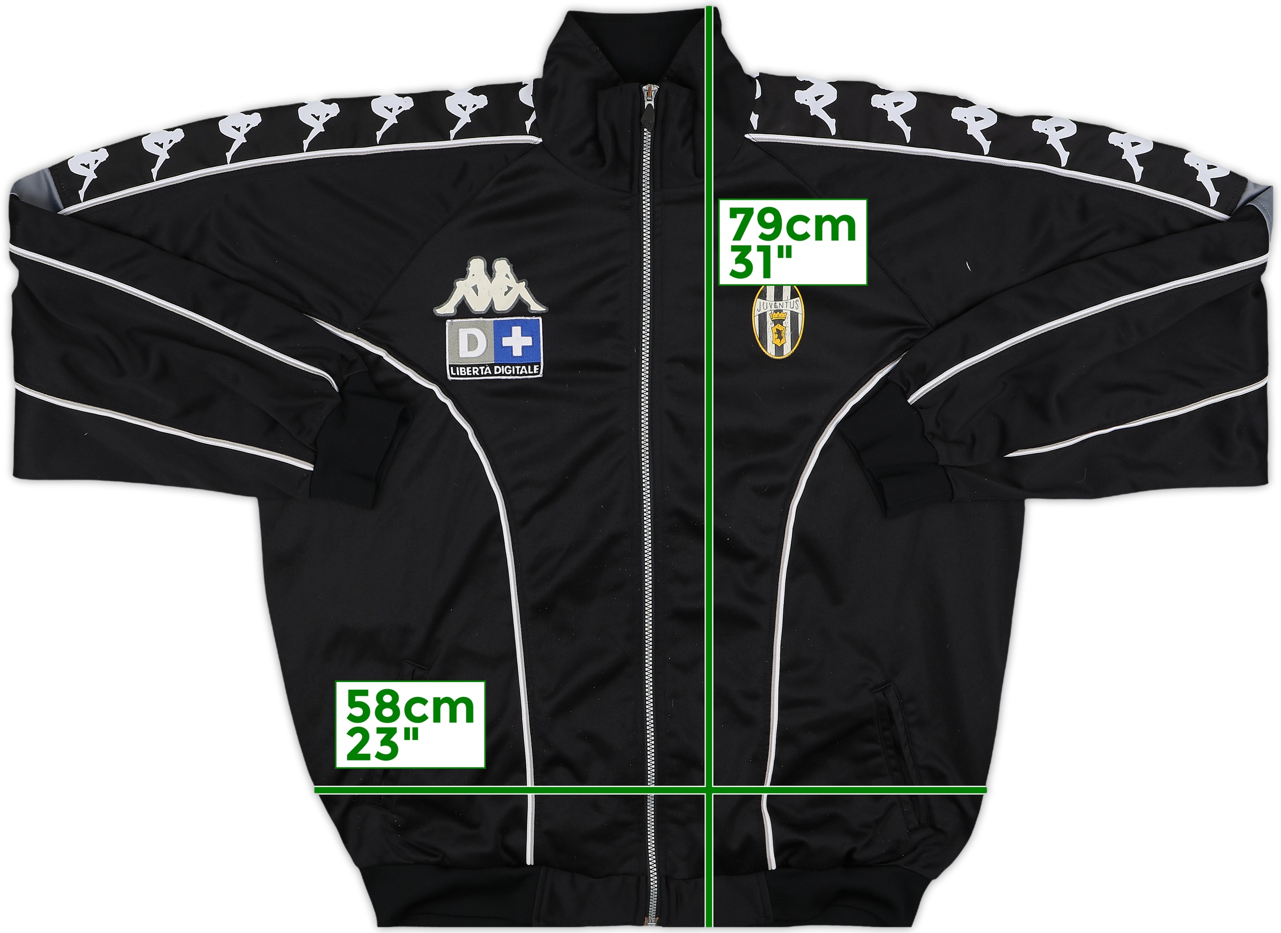 1998-99 90s Kappa Juventus トラックジャケット Vintage Juventus Kappa Track Jacket 1998/99 Tape Logo