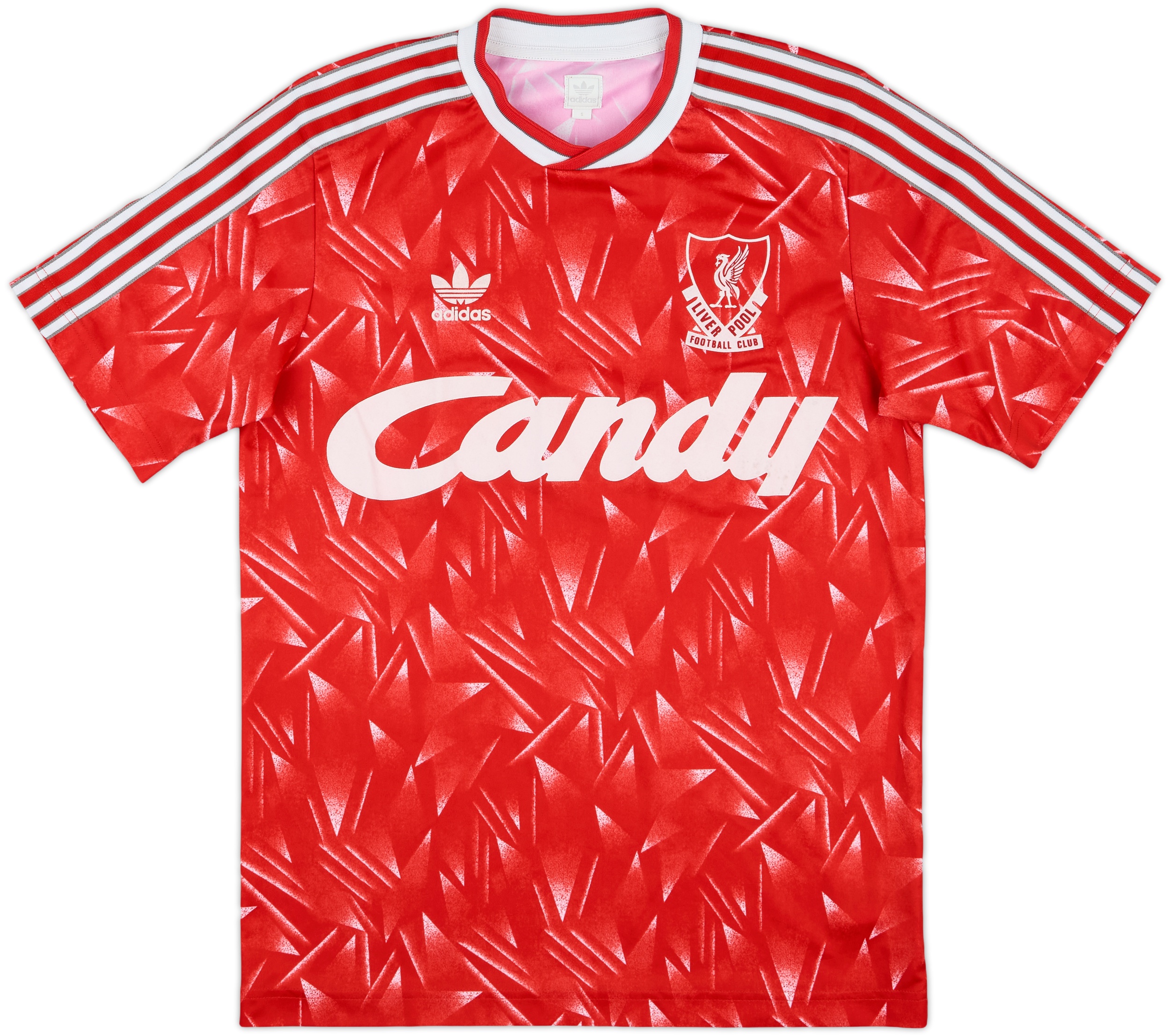 631 リバプール LIVERPOOL CANDY S アディダス サッカー 2006-07 Liverpool Retro '1989-91' adidas Shirt - 8/10 - (S)
