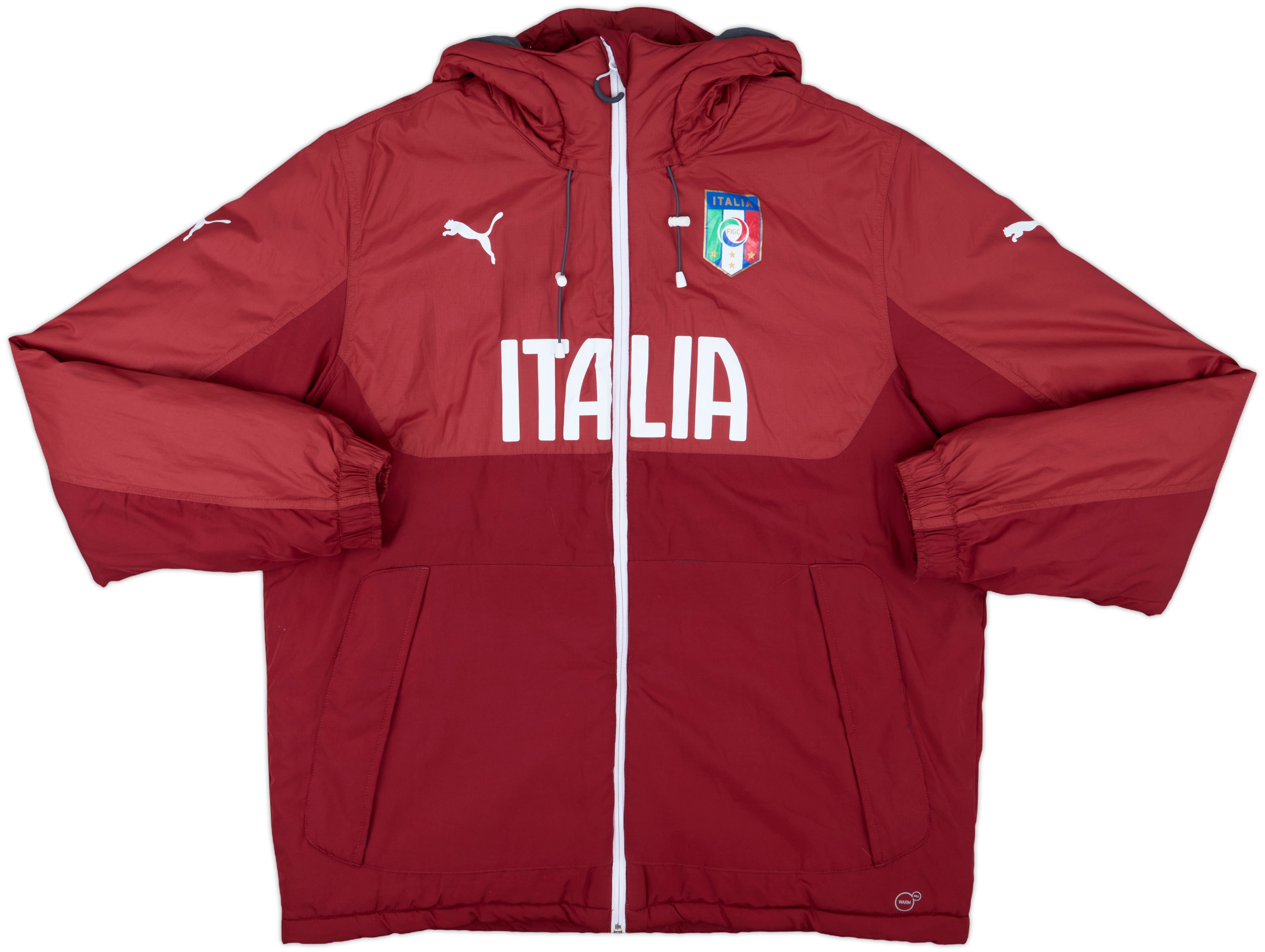201617 Italy Puma Hooded Padded Bench Coat 8/10 (XL)