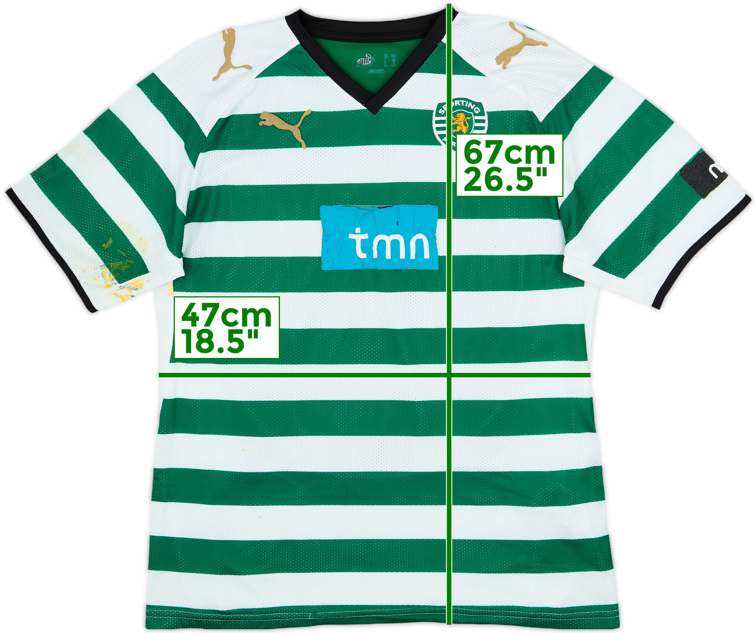 2008-09 Sporting Lisbon Home Shirt 3/10 (M)
