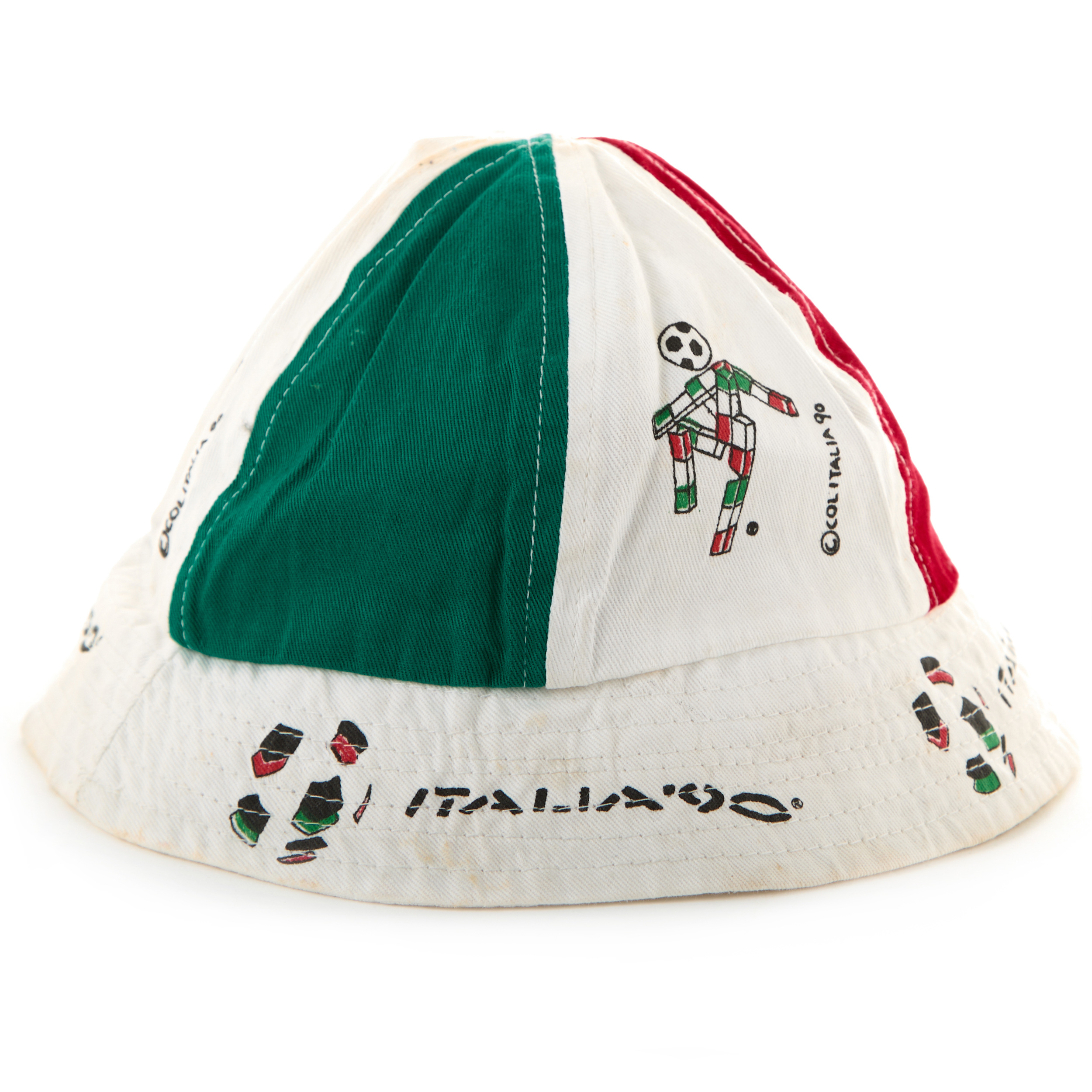 1990 Italy 'World Cup' Bucket Hat - 8/10 - (One Size)