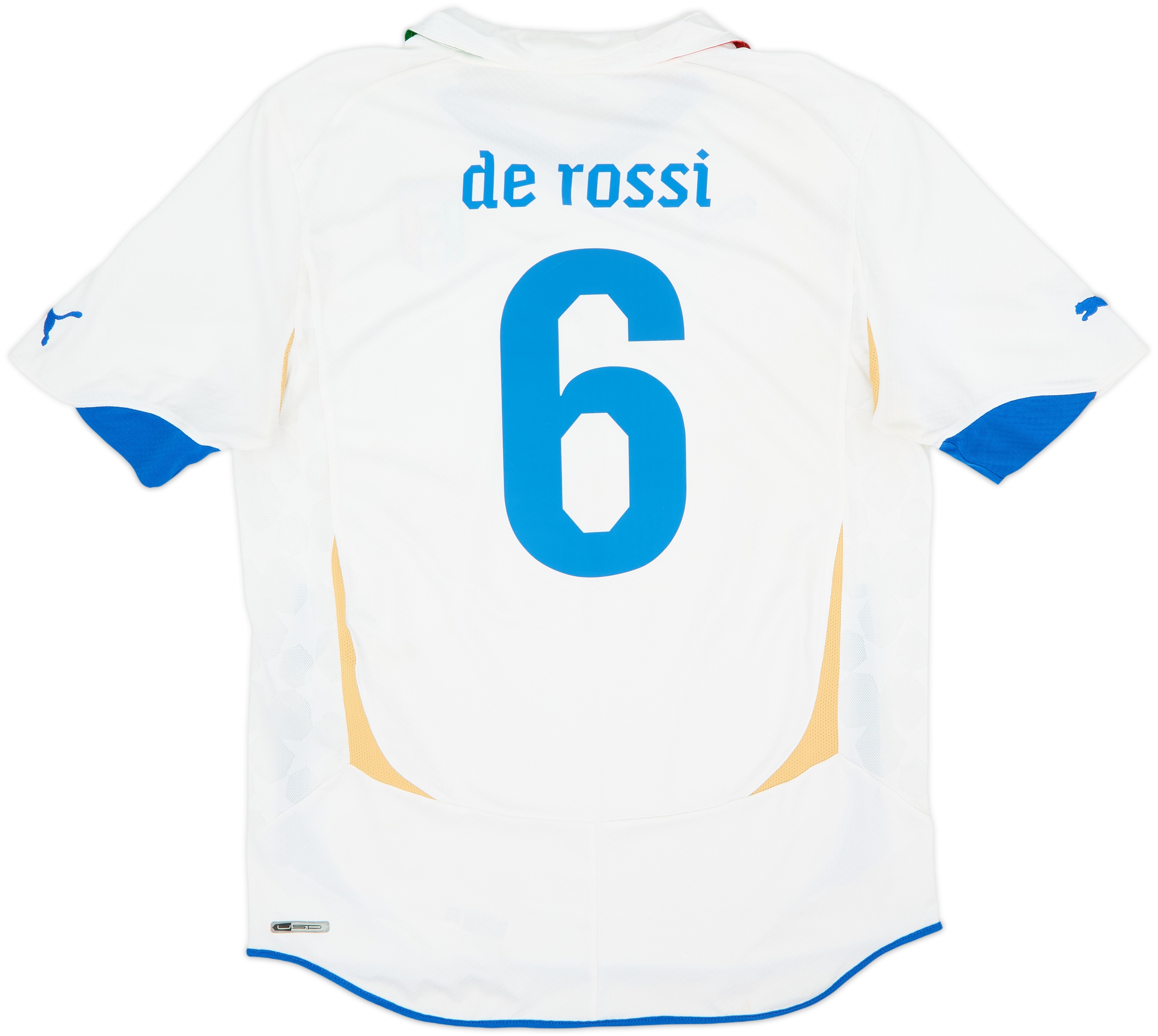 2010-12 Italy Away Shirt De Rossi #6 - 6/10 - (L)