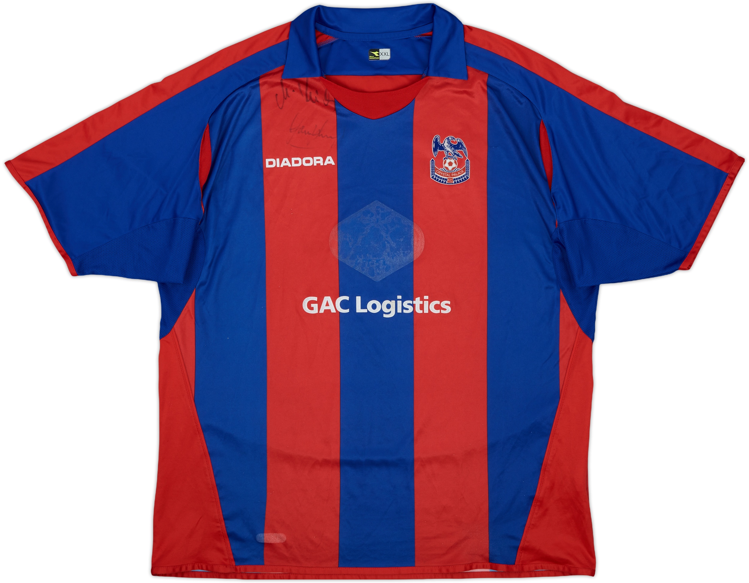 2006-07 Crystal Palace Signed Home Shirt - 5/10 - (XXL) 2006-07 Crystal Palace Signed Home Shirt - 5/10 - (XXL)