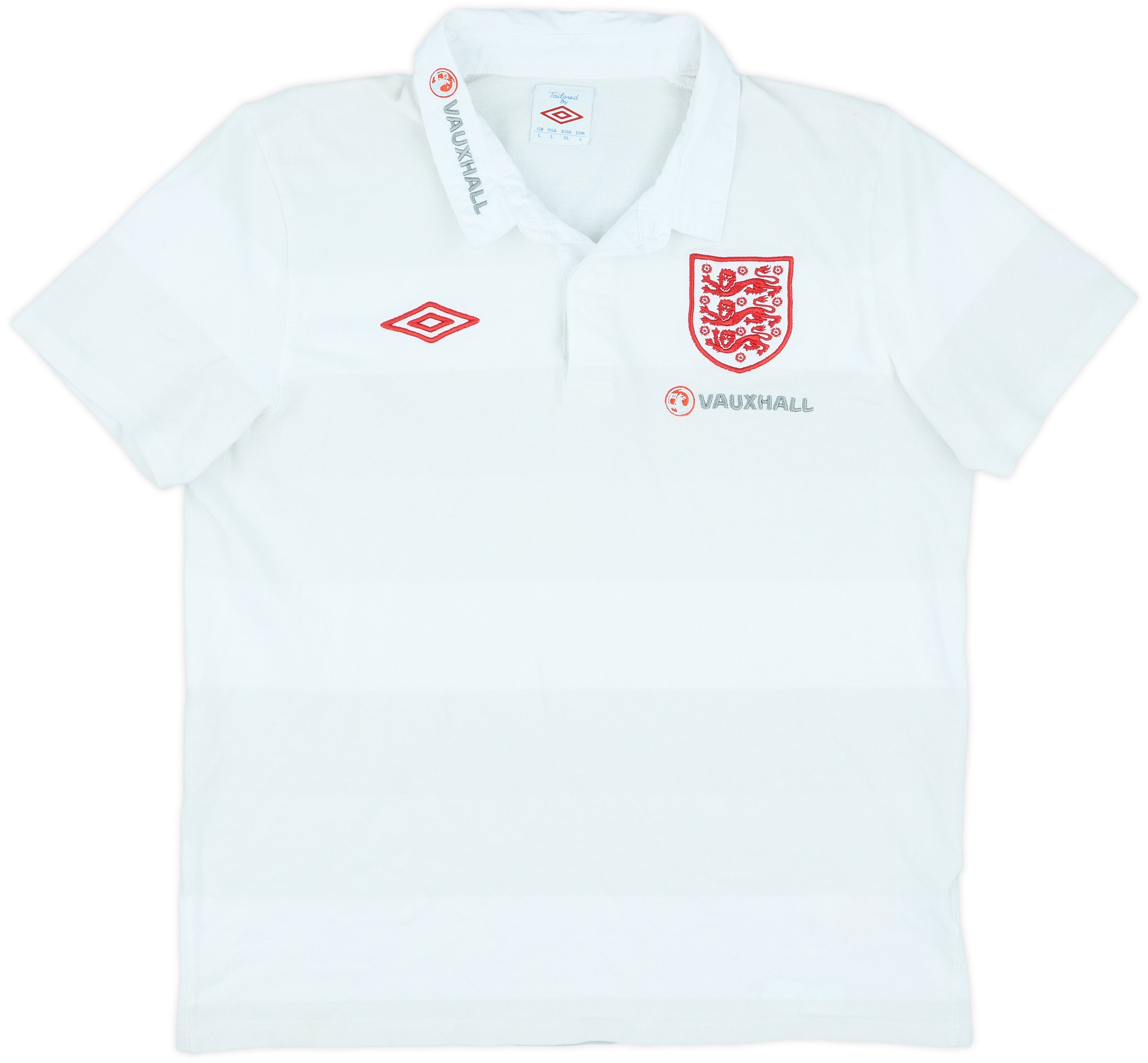 2012-13 England Umbro Polo Shirt - 8/10 - (L)