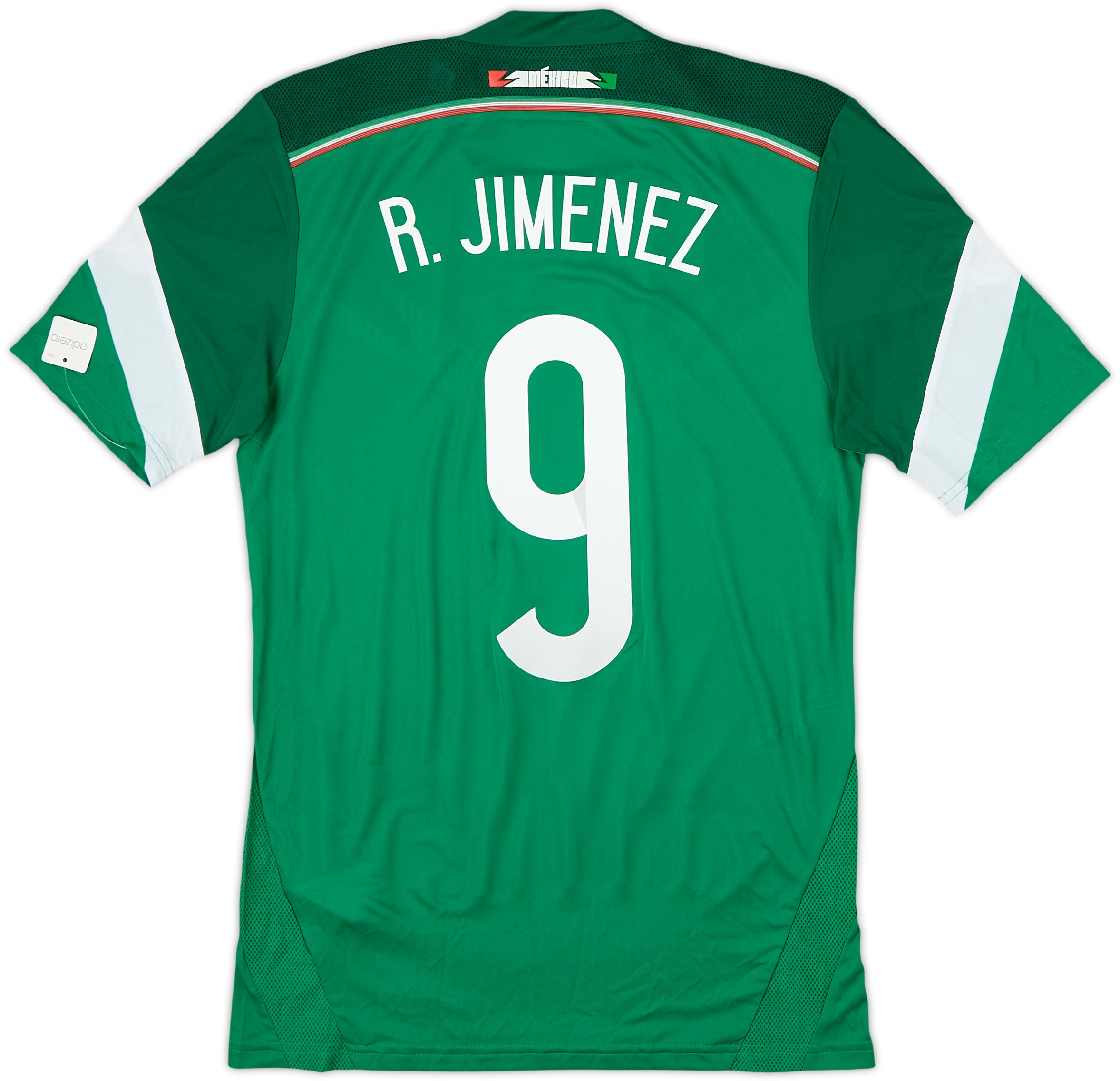 ボムギュ　ユニフォーム 2014-15 Mexico Authentic Home Shirt R. Jimenez #9 (S)