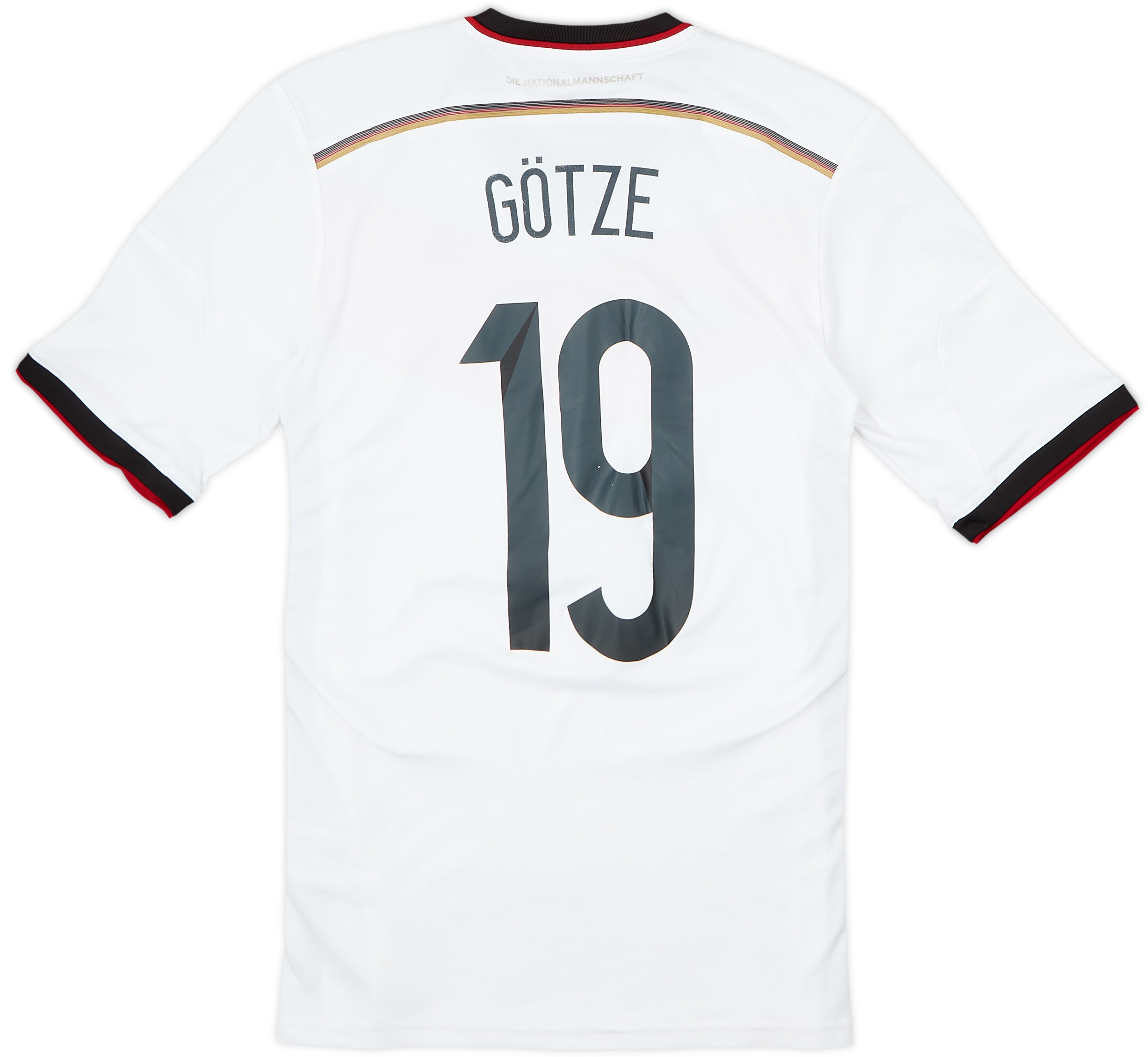 2014-15 Germany Home Shirt Gotze #19 - 7/10 - (S)
