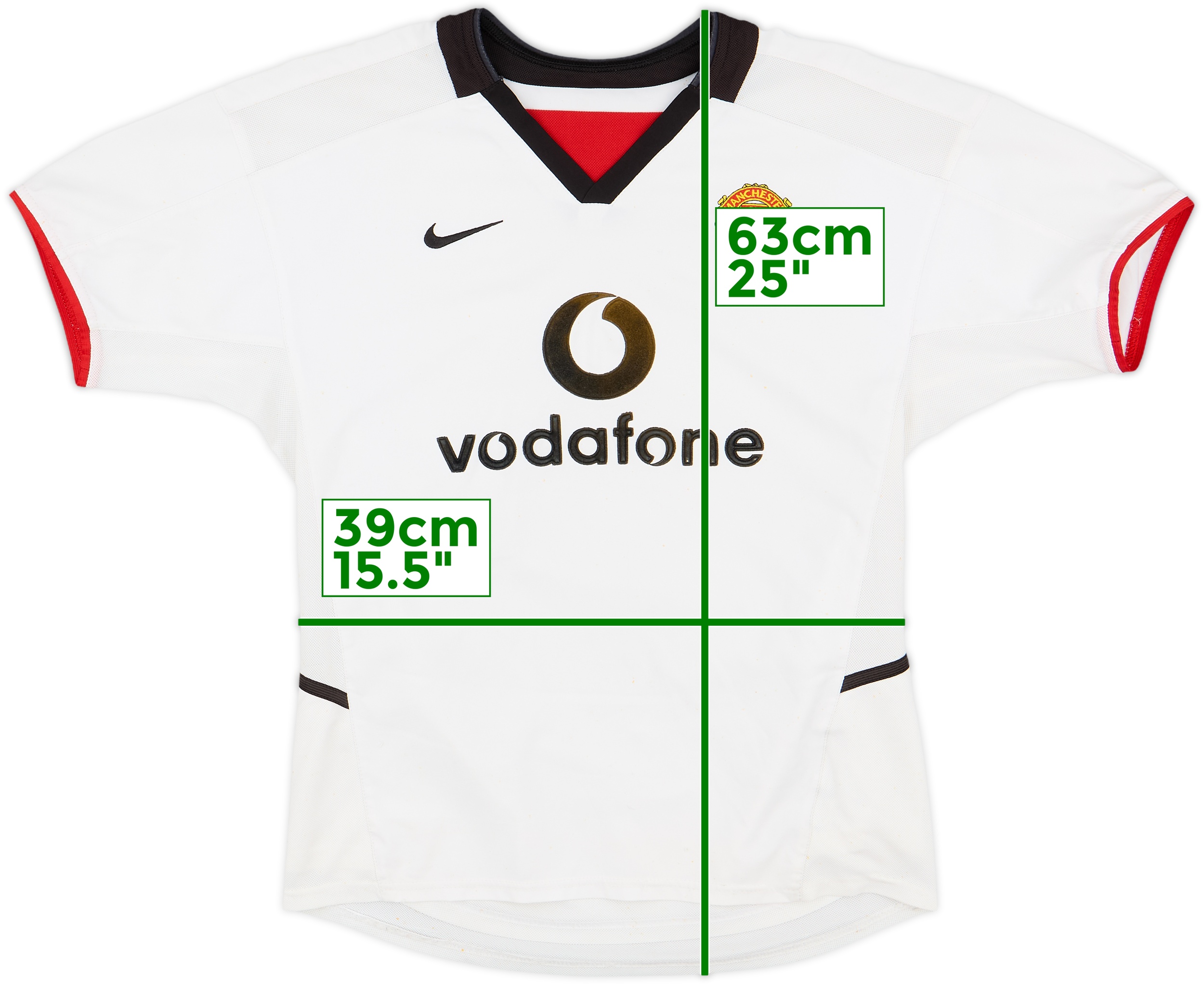 2002-03 Manchester United Away Shirt - 7/10 - (M.Boys)