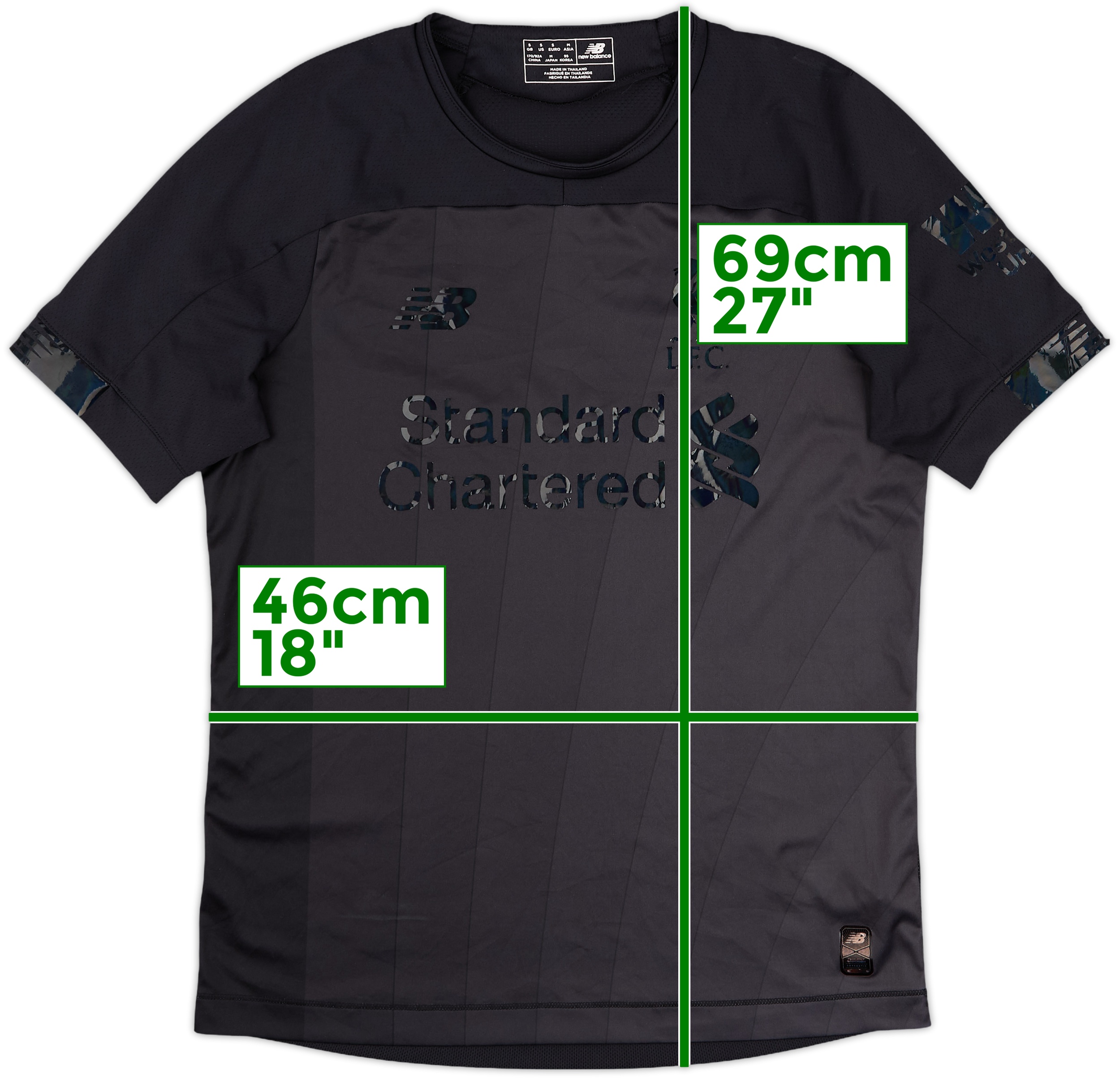 Champions League Liverpool Blackout Football Shirt Bangkok