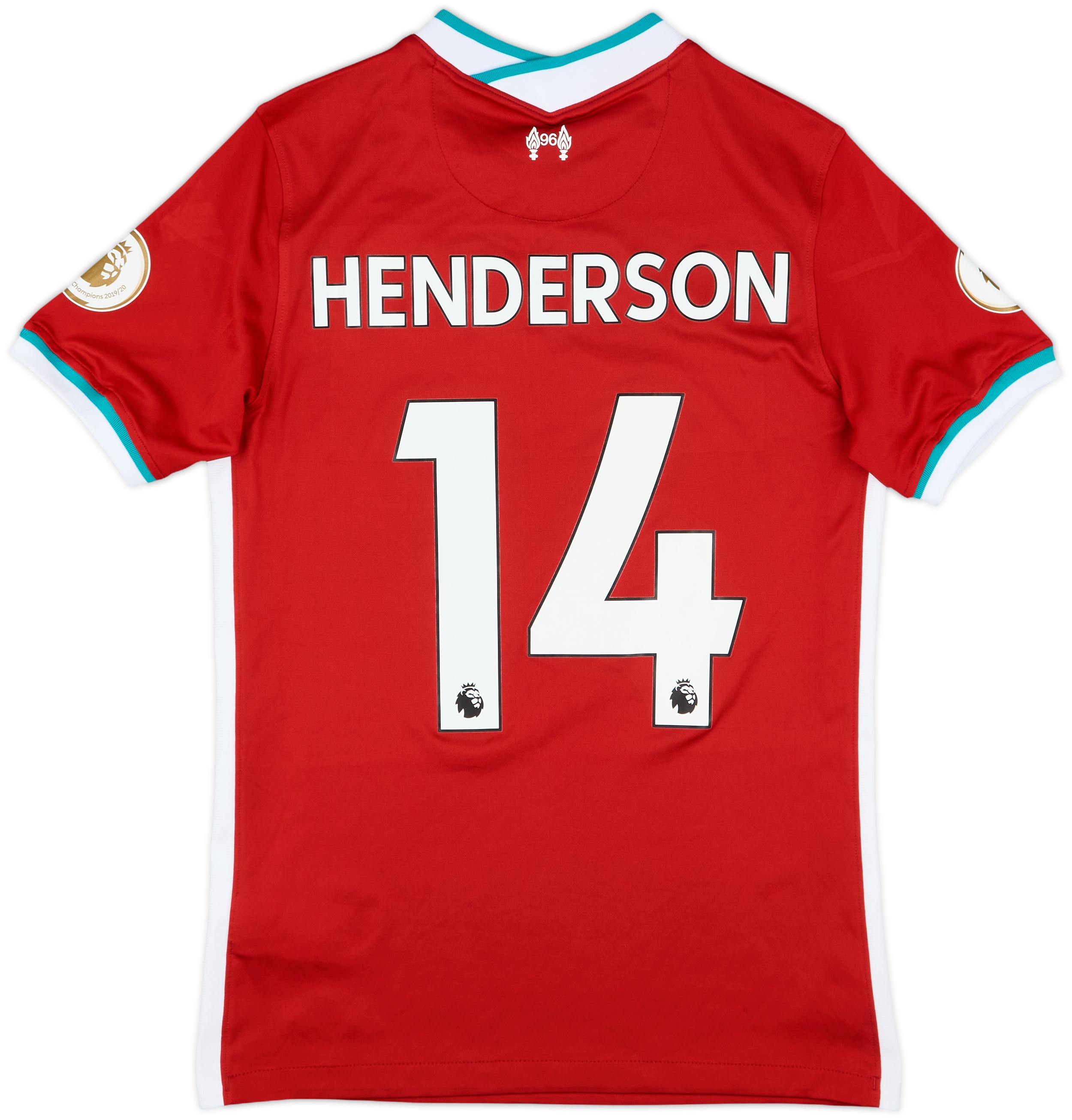 2020-21 Liverpool Home Shirt Henderson #14 - 8/10 - (S)