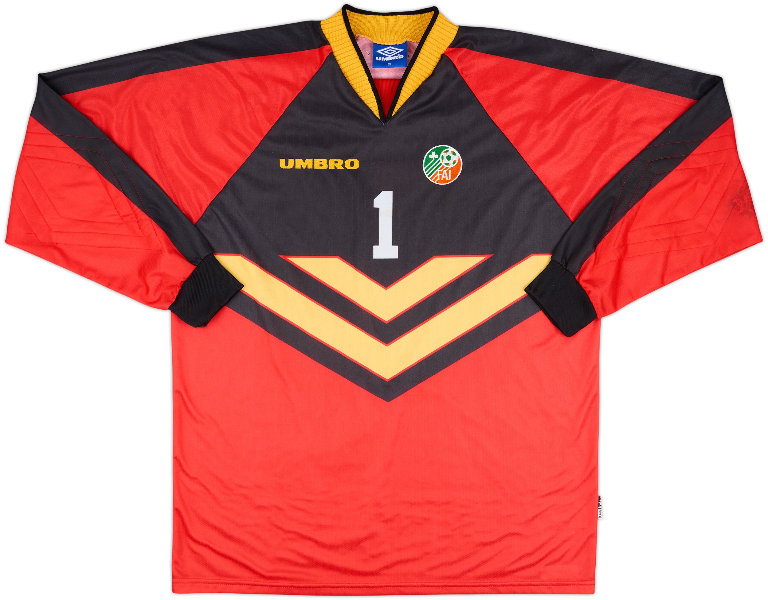 1998-00 Ireland Match Issue GK Shirt #1