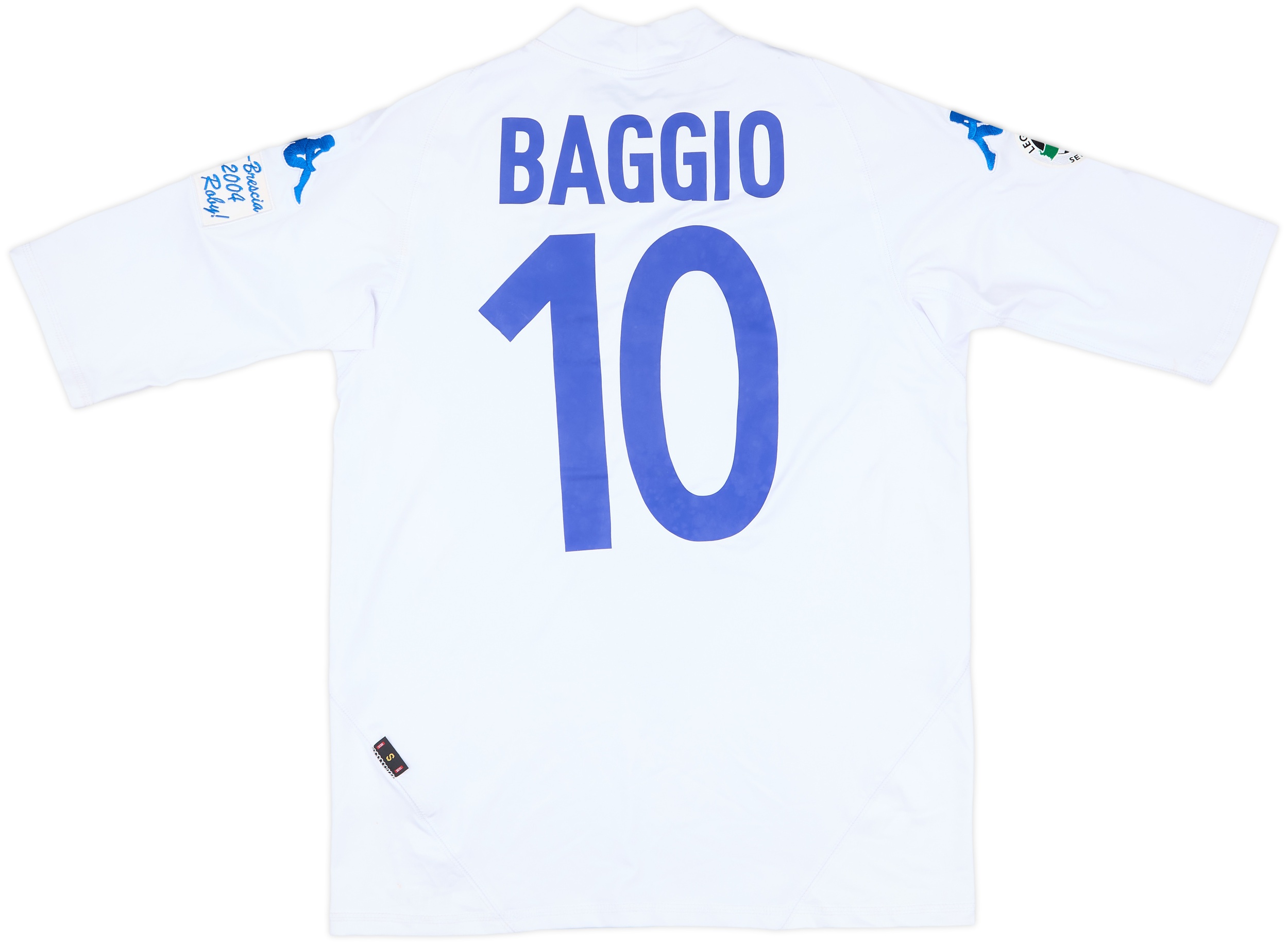 2003-04 Brescia Special 'Grazie Roby' Away Shirt Baggio #10 - 7/10