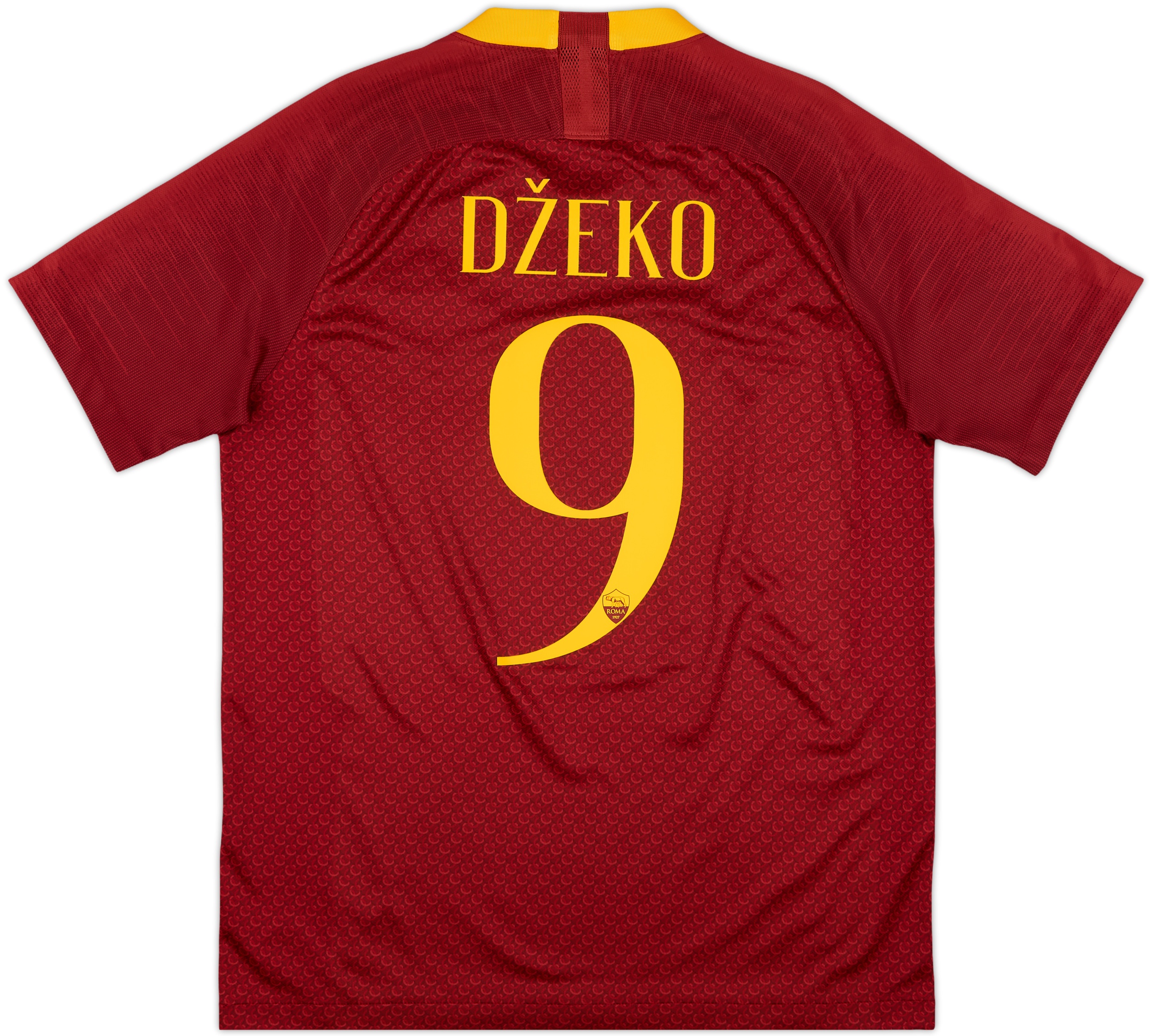 2018-19 Roma Home Shirt Dzeko #9 - 9/10 - (M)