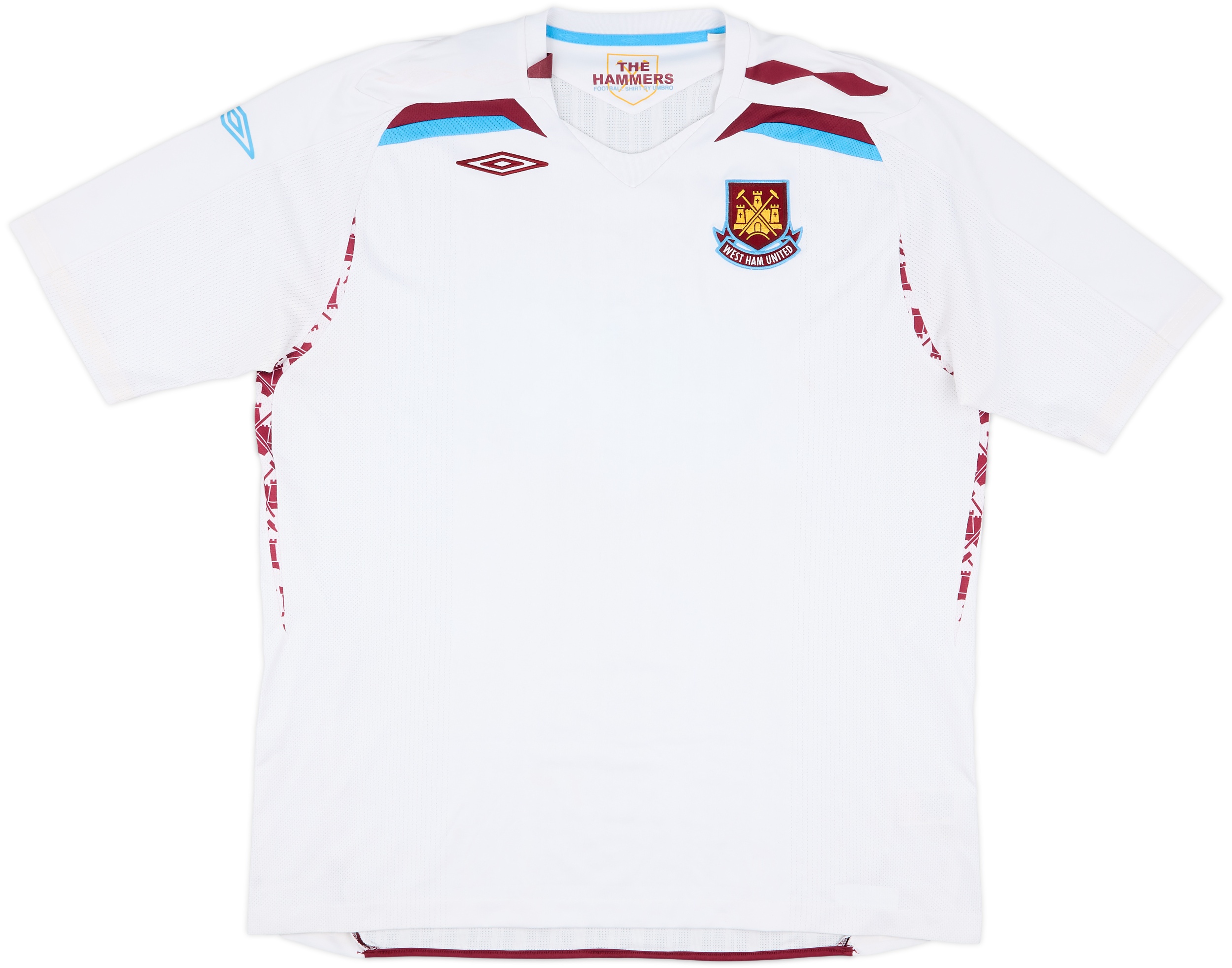 2007-08 West Ham Away Shirt - 4/10 - (XXL)
