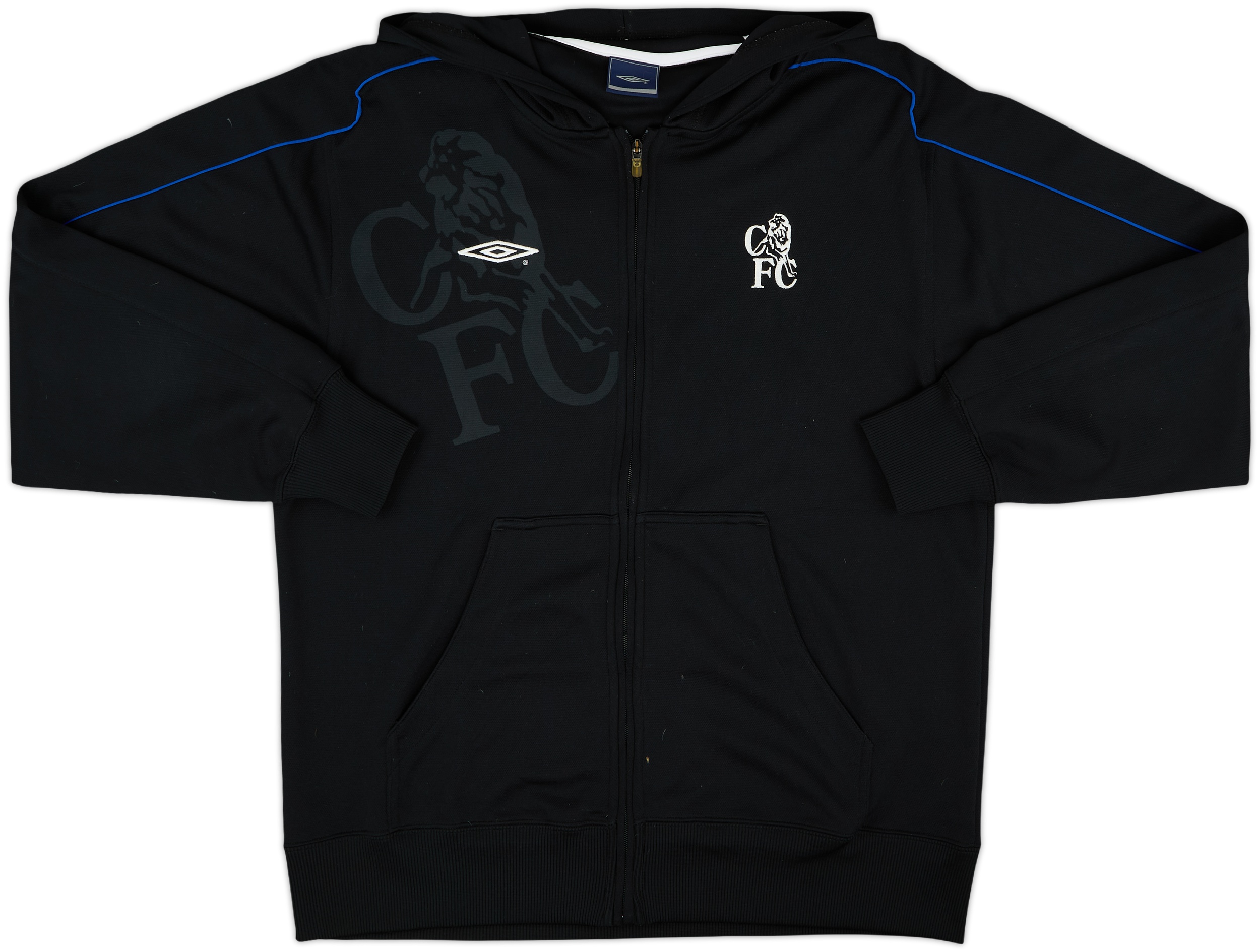 2002-03 Chelsea Umbro Hooded Track Jacket - 9/10 - (L)