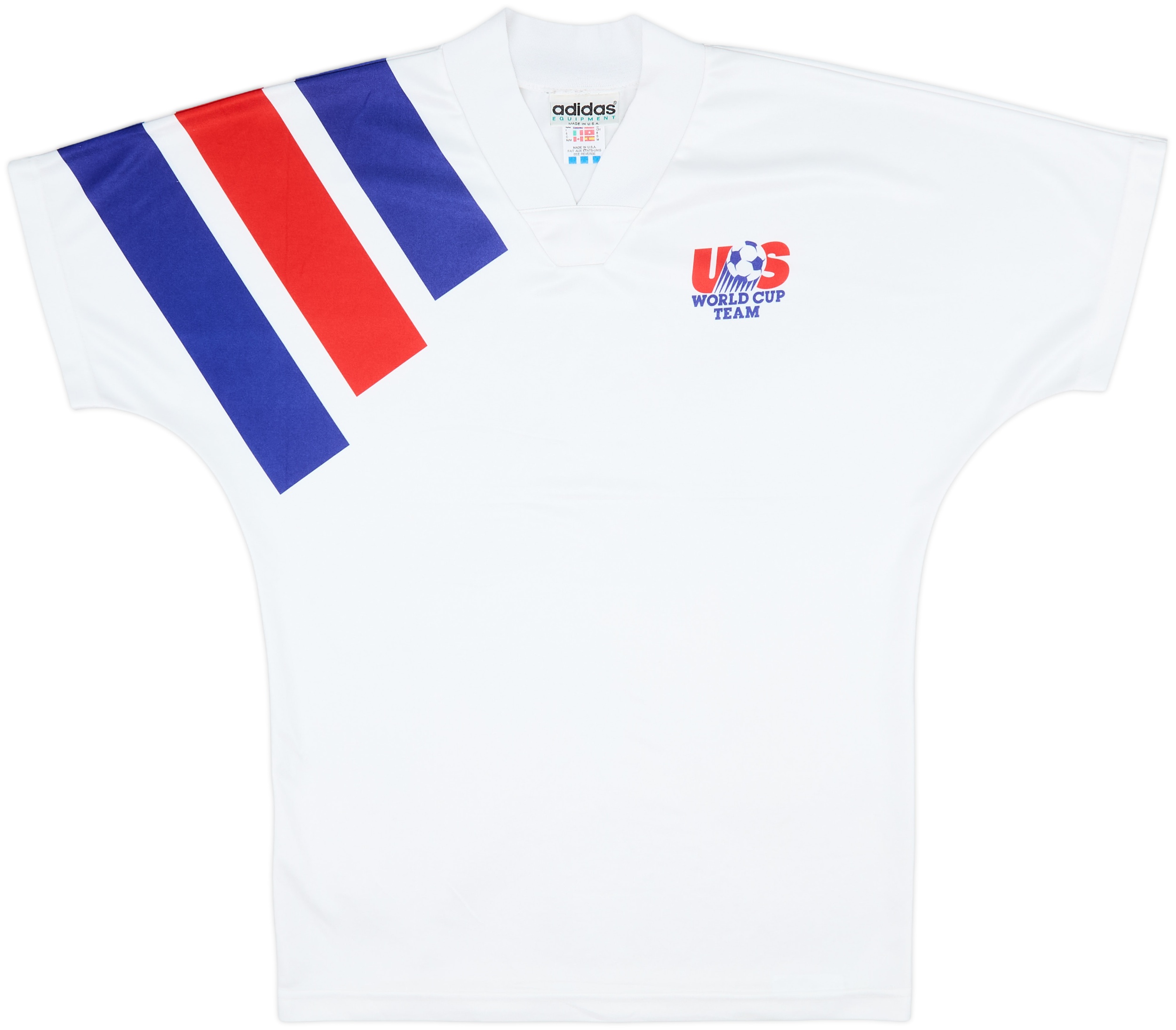 サッカー　1992年アメリカ代表　ユニフォーム　MADE IN USA 1992-94 USA Home Shirt - 8/10 - (M/L)