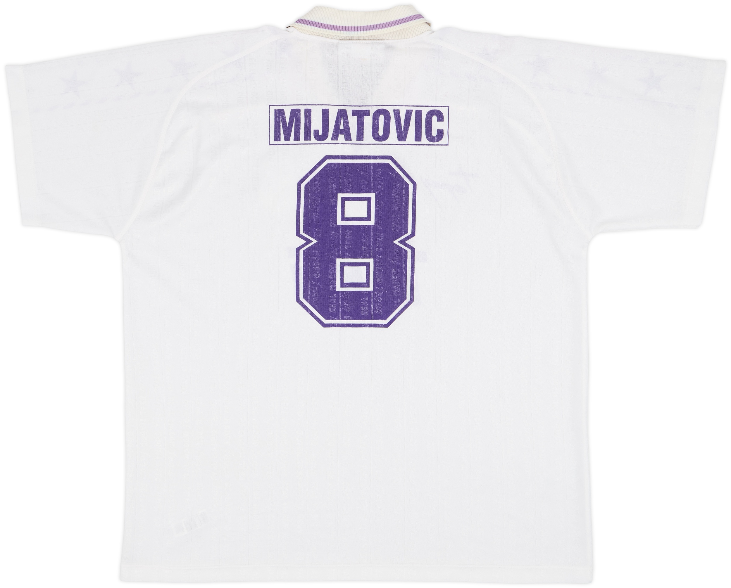 1996-97 Real Madrid Taquy Home Shirt Mijatovic #8 - 7/10 - (S)