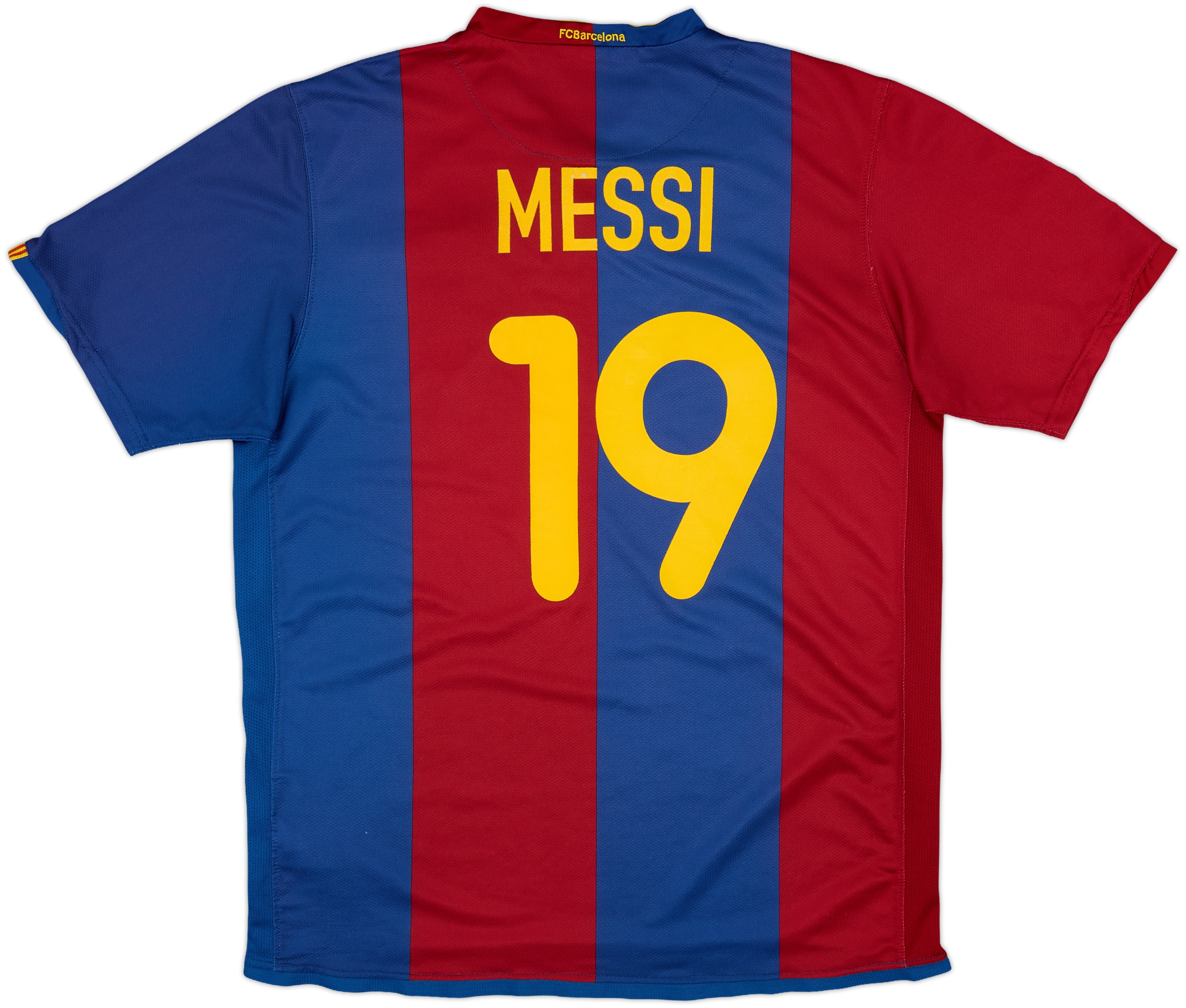 2006 07 Barcelona Home Shirt Messi 19 5 10 L 