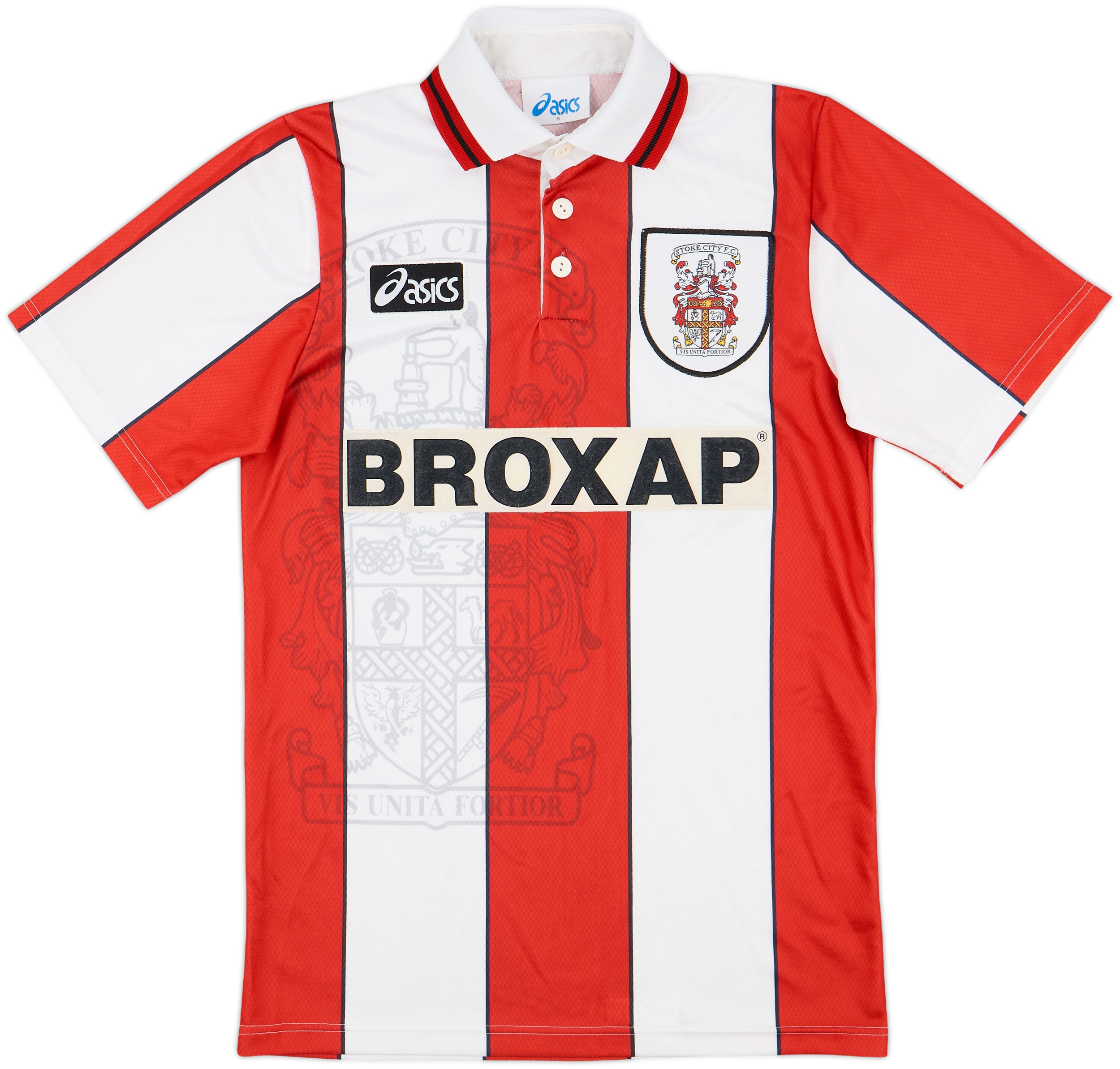 ウェア Stoke City FC 1996-97  BROXAP 1996-97 Stoke City Home Shirt - 8/10 - (S)