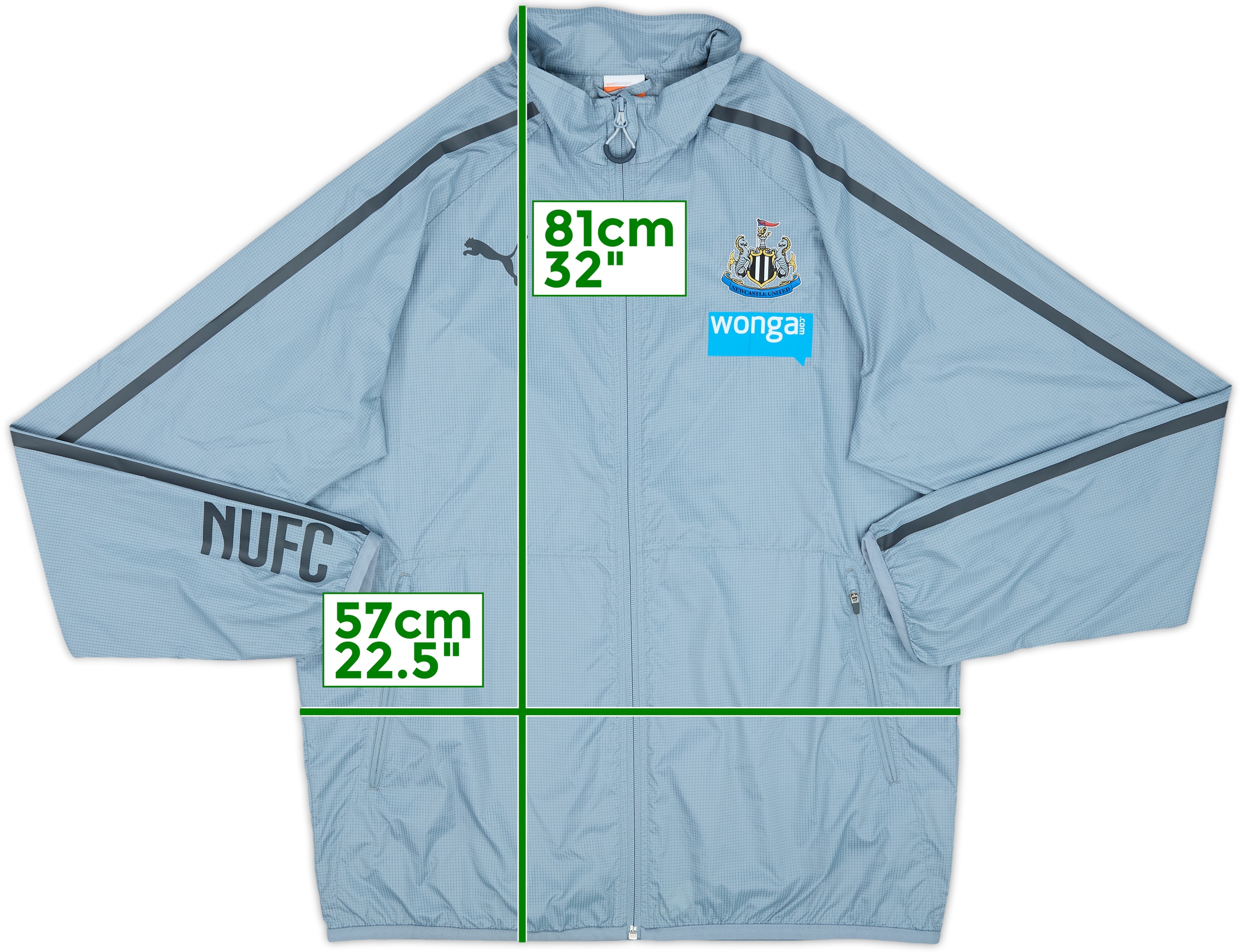 2014-15 Newcastle Puma Track Jacket - 10/10 - (L)