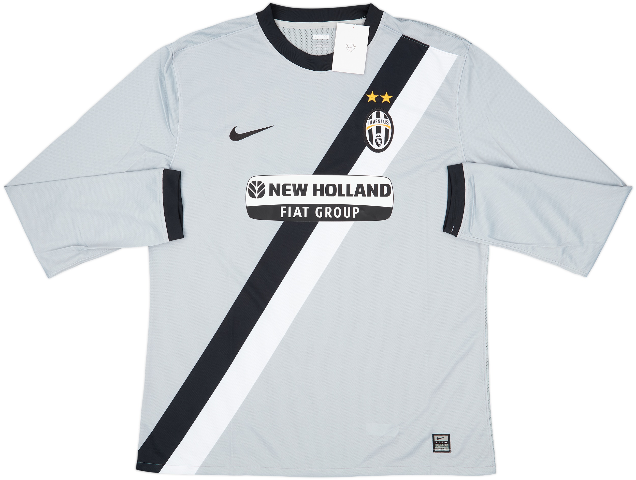 2009-10 Juventus Player Issue Away L/S Shirt Del Piero #10 (XL)