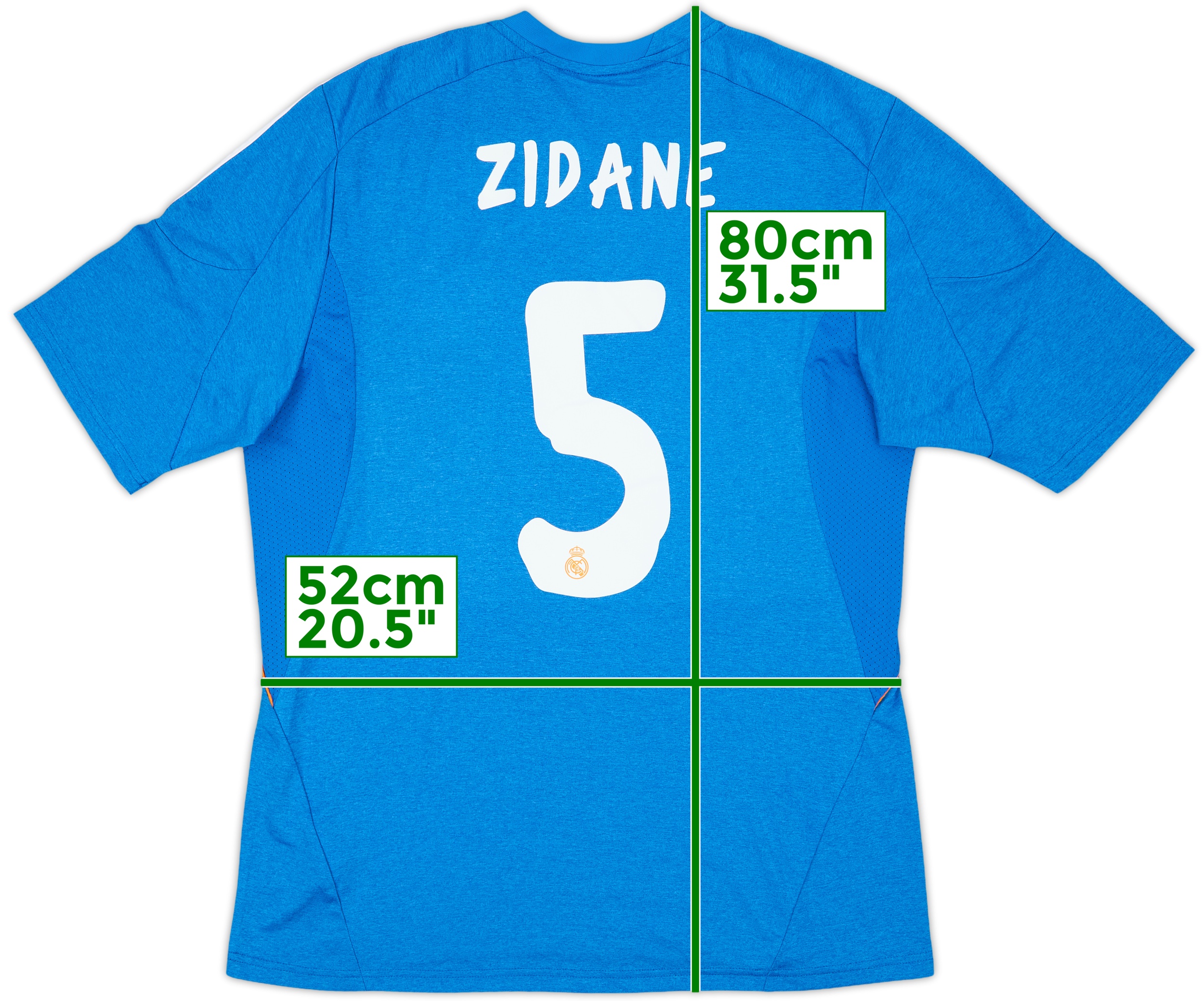 2013-14 Real Madrid Away Shirt Zidane #5 (L)