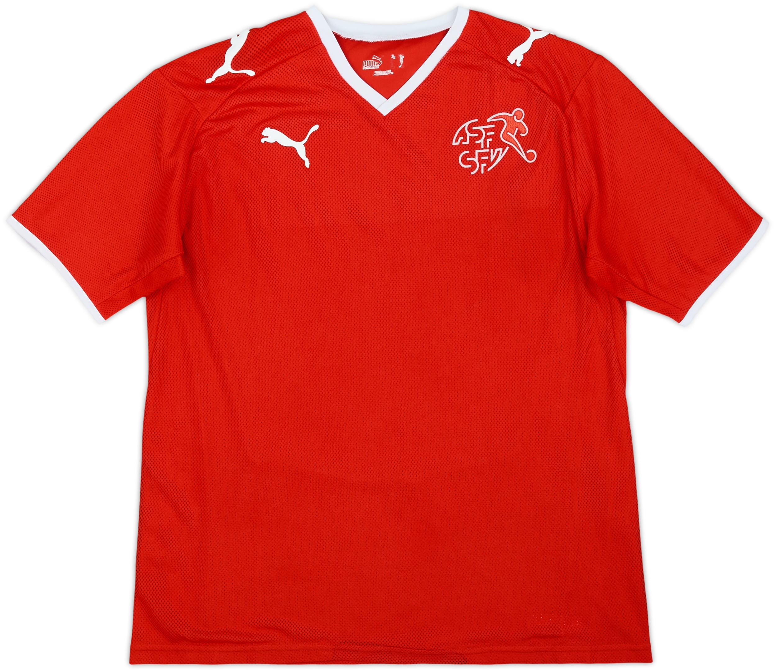 MAILLOT DE FOOTBALL Switzerland Player Issue Schweiz Svizzera Suisse