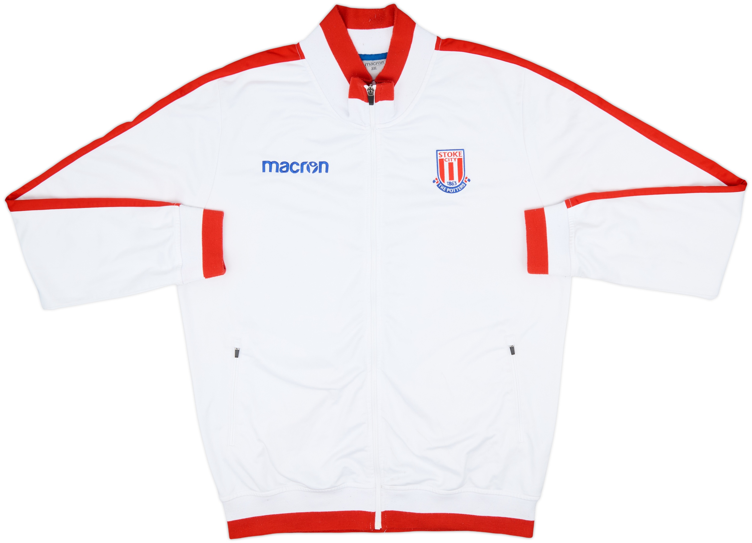 Camiseta de local de manga larga del Stoke City 2017-18 Shaqiri #22 - 9/10 - (S