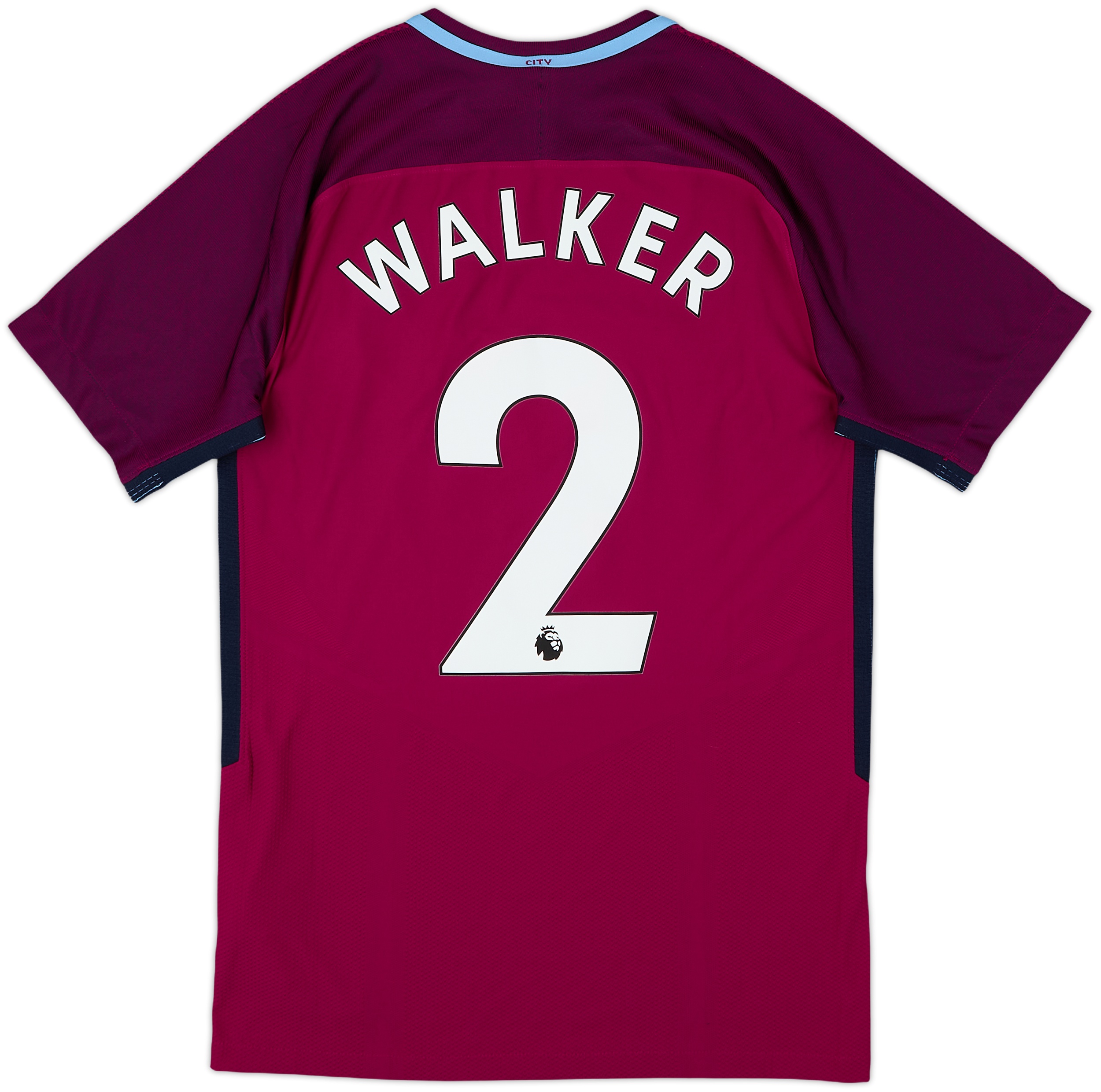 2017-18 Manchester City Authentic Away Shirt Walker #2 - 9/10 - (S)