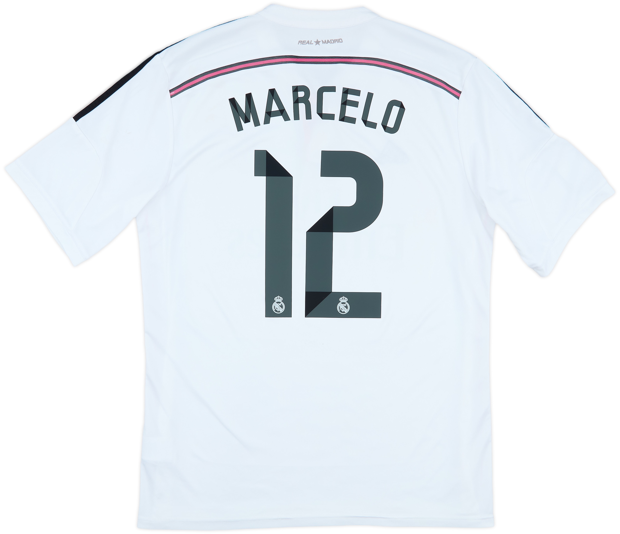 MARCELO ユニフォーム 12番 【XLサイズ】 2014-15 Real Madrid Home Shirt Marcelo #12 - 7/10 - (XL)