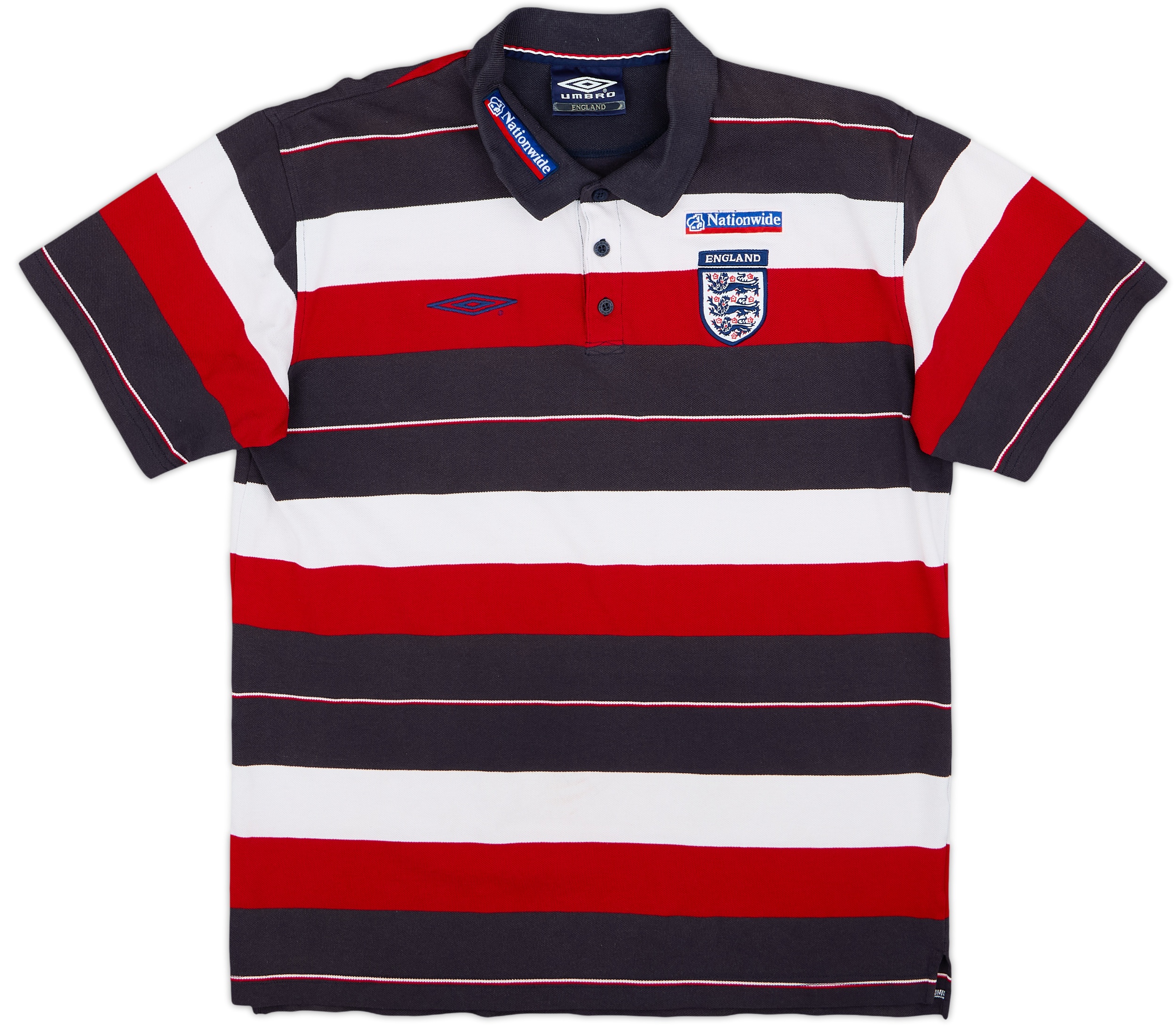 2002-04 England Umbro Polo Shirt - 7/10 - (XL)
