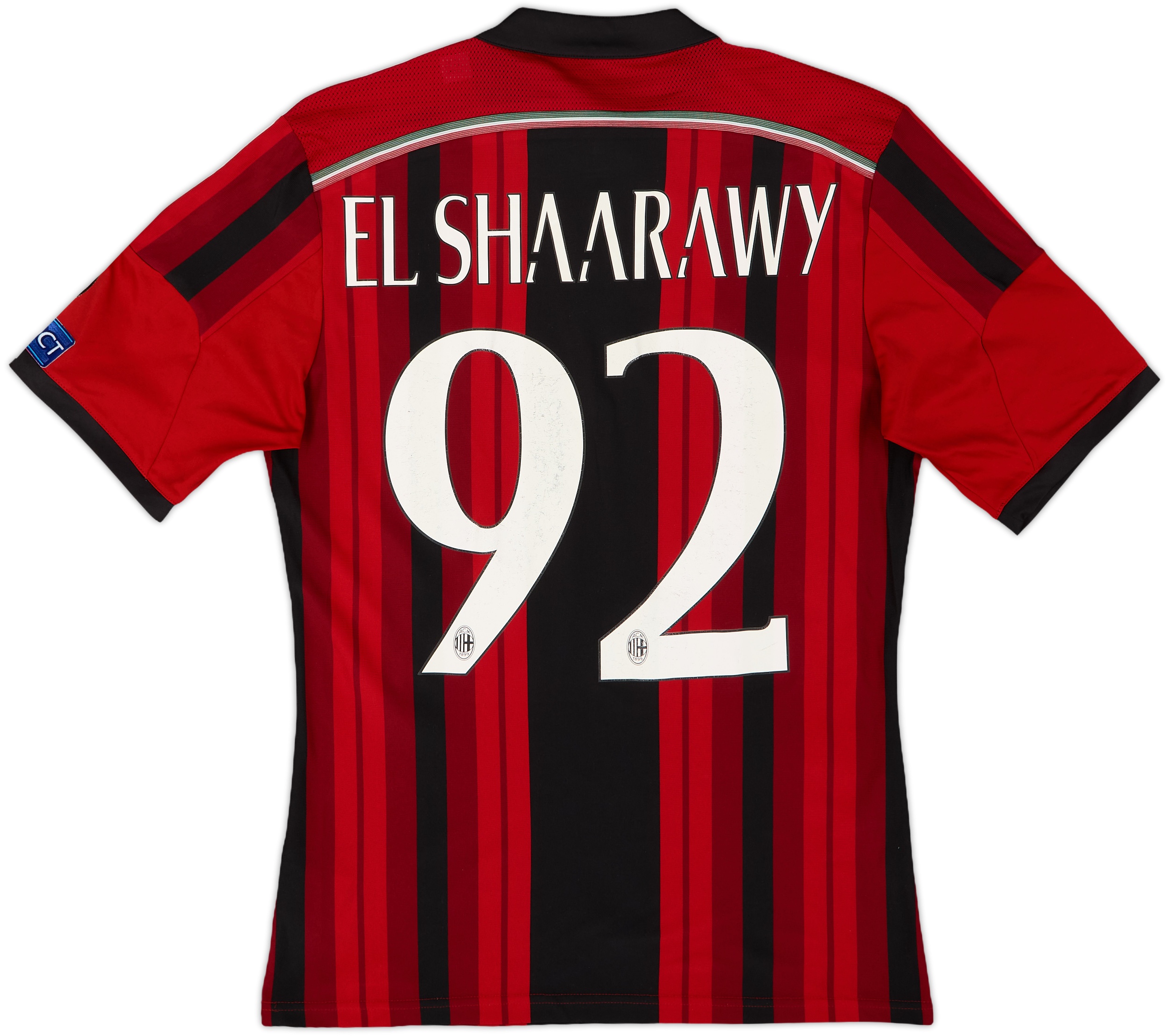 2014-15 AC Milan Home Shirt El Shaarawy #92 - 7/10 - (S)